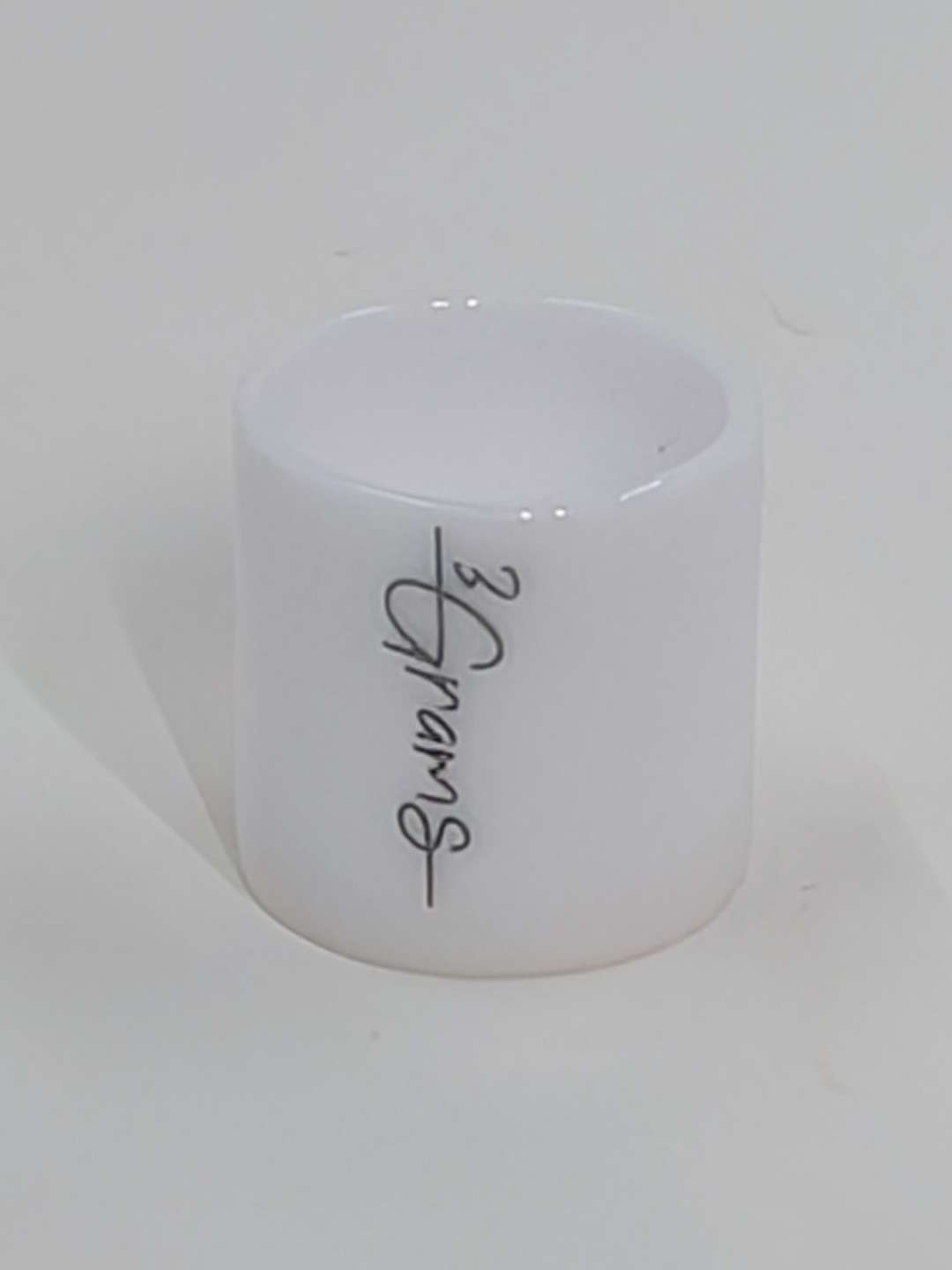 Preview pic of 3Grams Whiteout Quartz Glazed Ceramic Insert For Puffco Peak OG (2018)