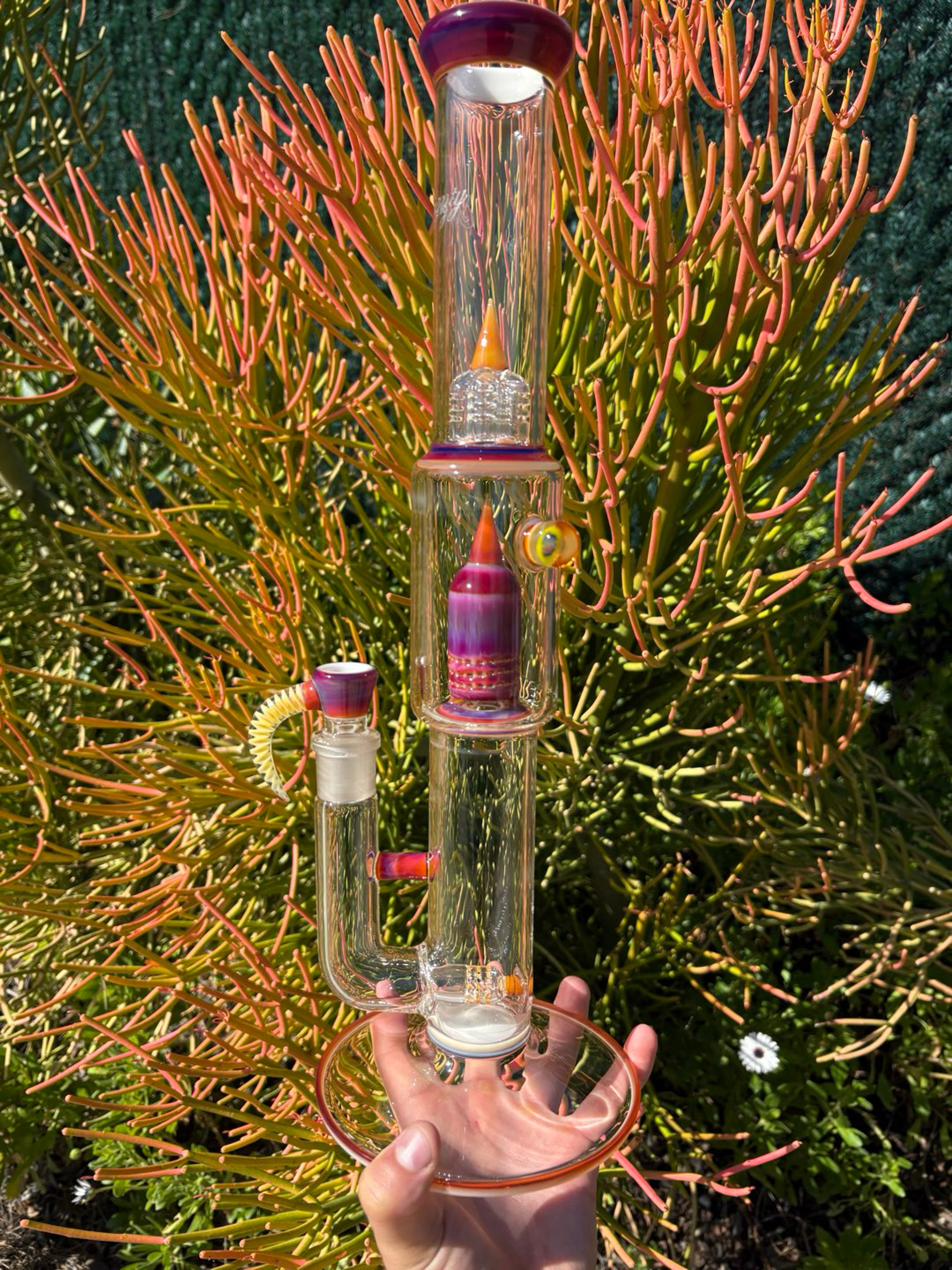 Preview pic of Sovereignty Serendipity FA Worked Mini Griddome with 360° 3 Cut Stemline