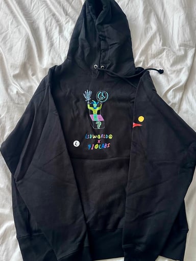 Preview pic of LSDWORLDPEACE x 710 Labs Hoodie