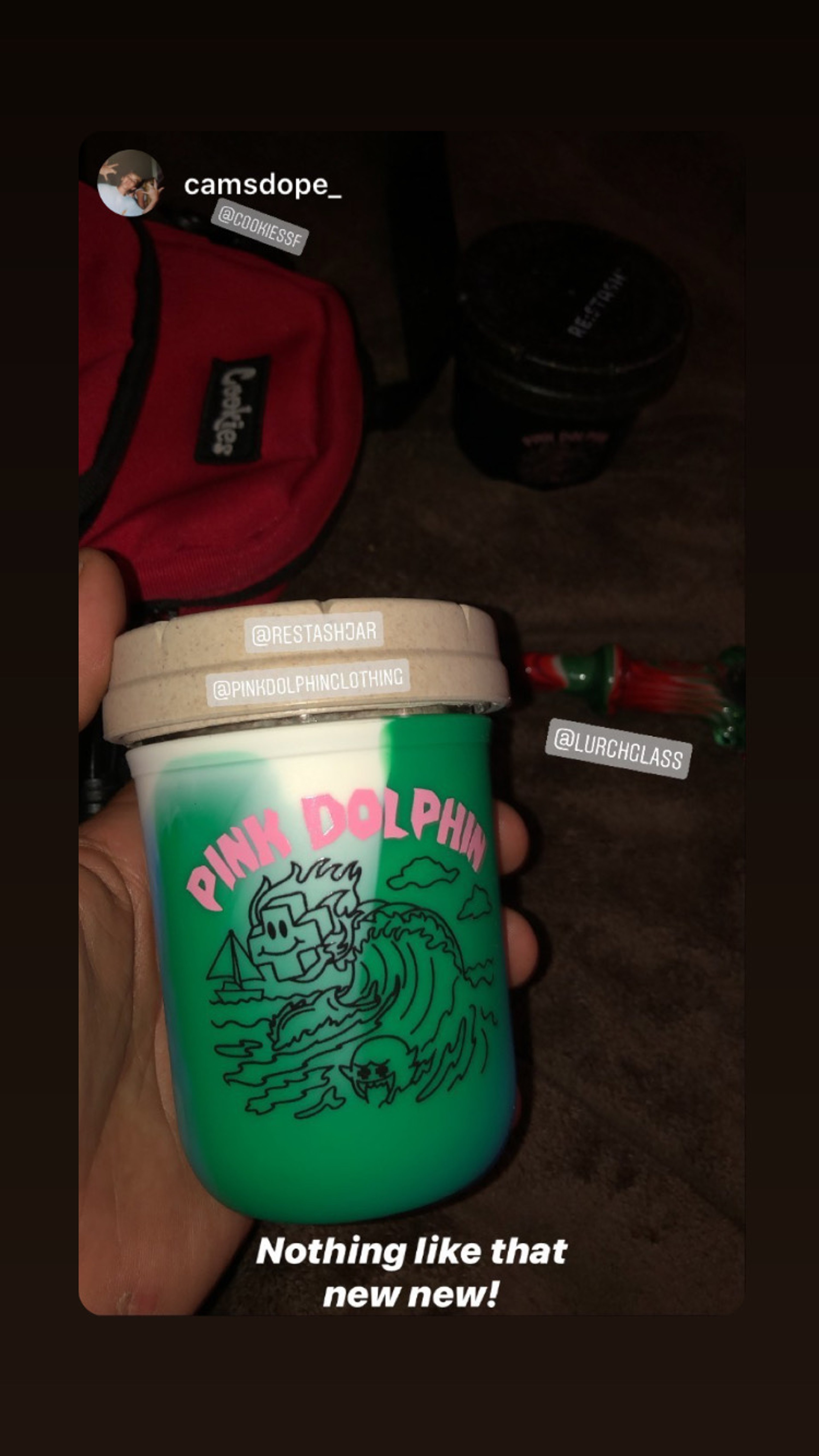 Preview pic of 8oz Pink Dolphin Restash