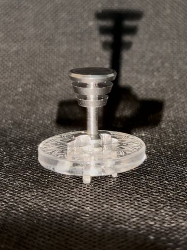 Preview pic of Black Market Glass Duel Intake Universe Cap for Puffco Peak Pro 3D and 3DXL chambers