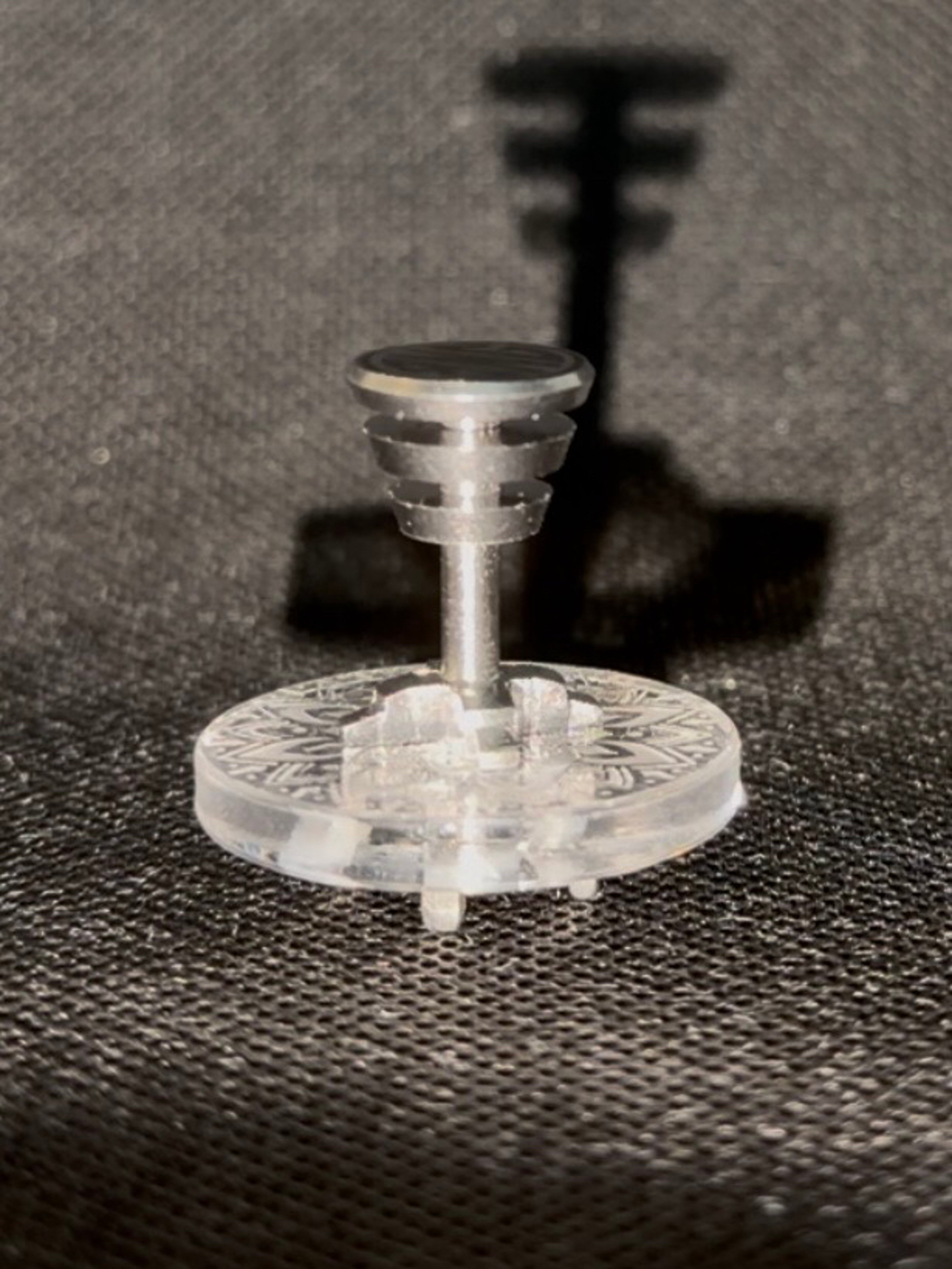 Black Market Glass Duel Intake Universe Cap for Puffco Peak Pro 3D and 3DXL chambers image 0