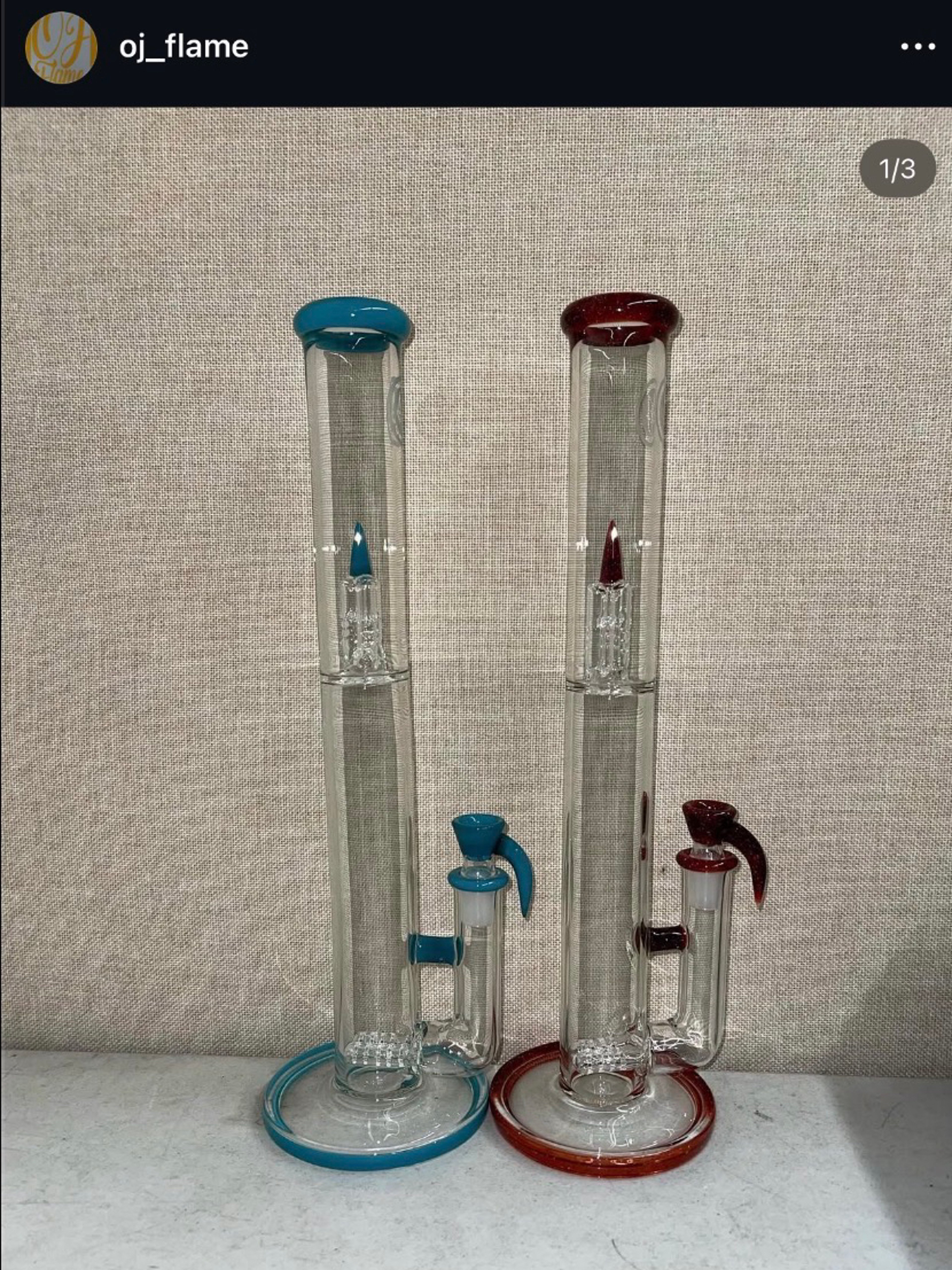 Preview pic of Oj Flame Agua Azul Inline Straght Tube 2024 18mm