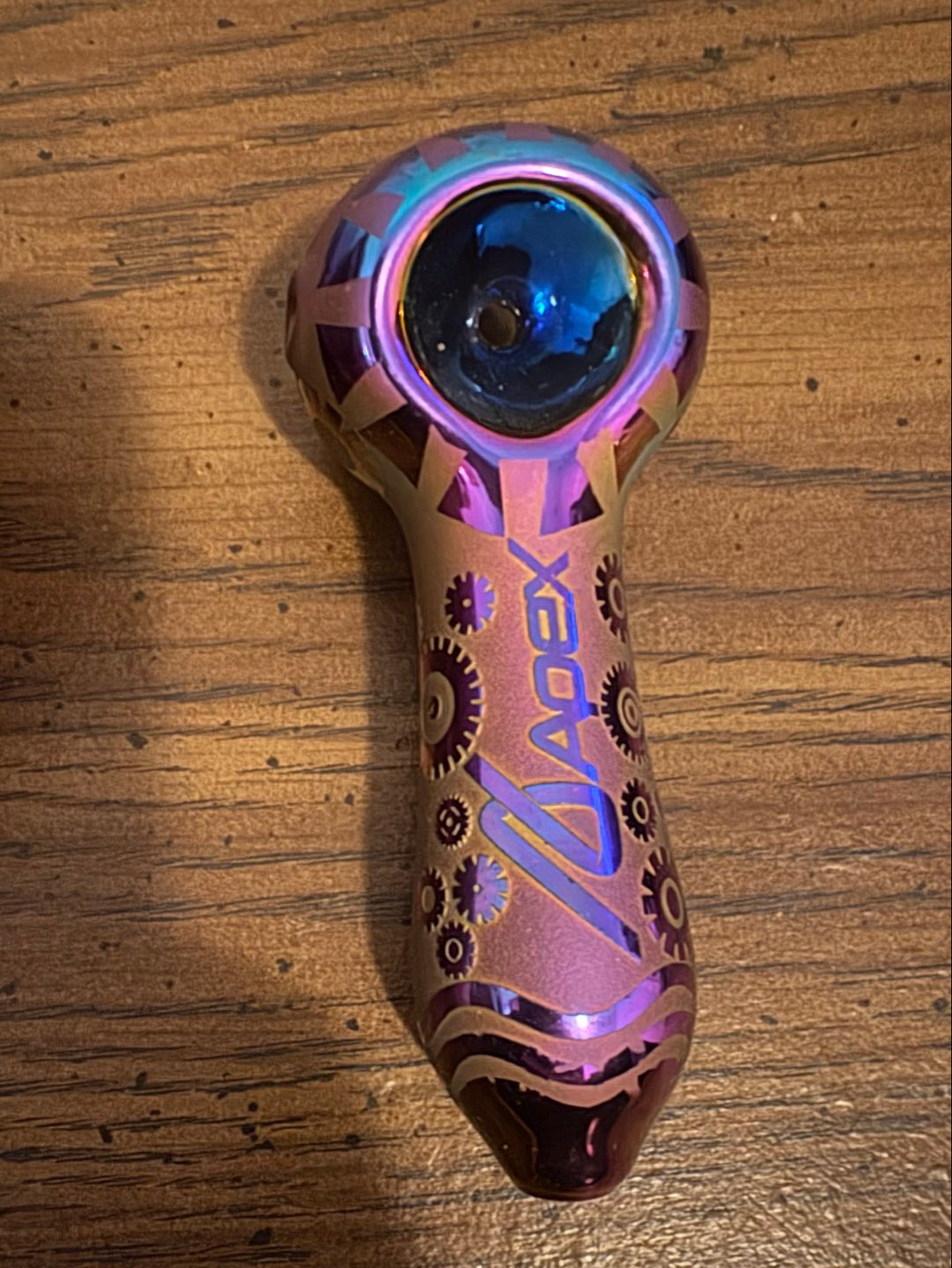 Preview pic of Sand blasted spoon pipe 4 inch dry pipe