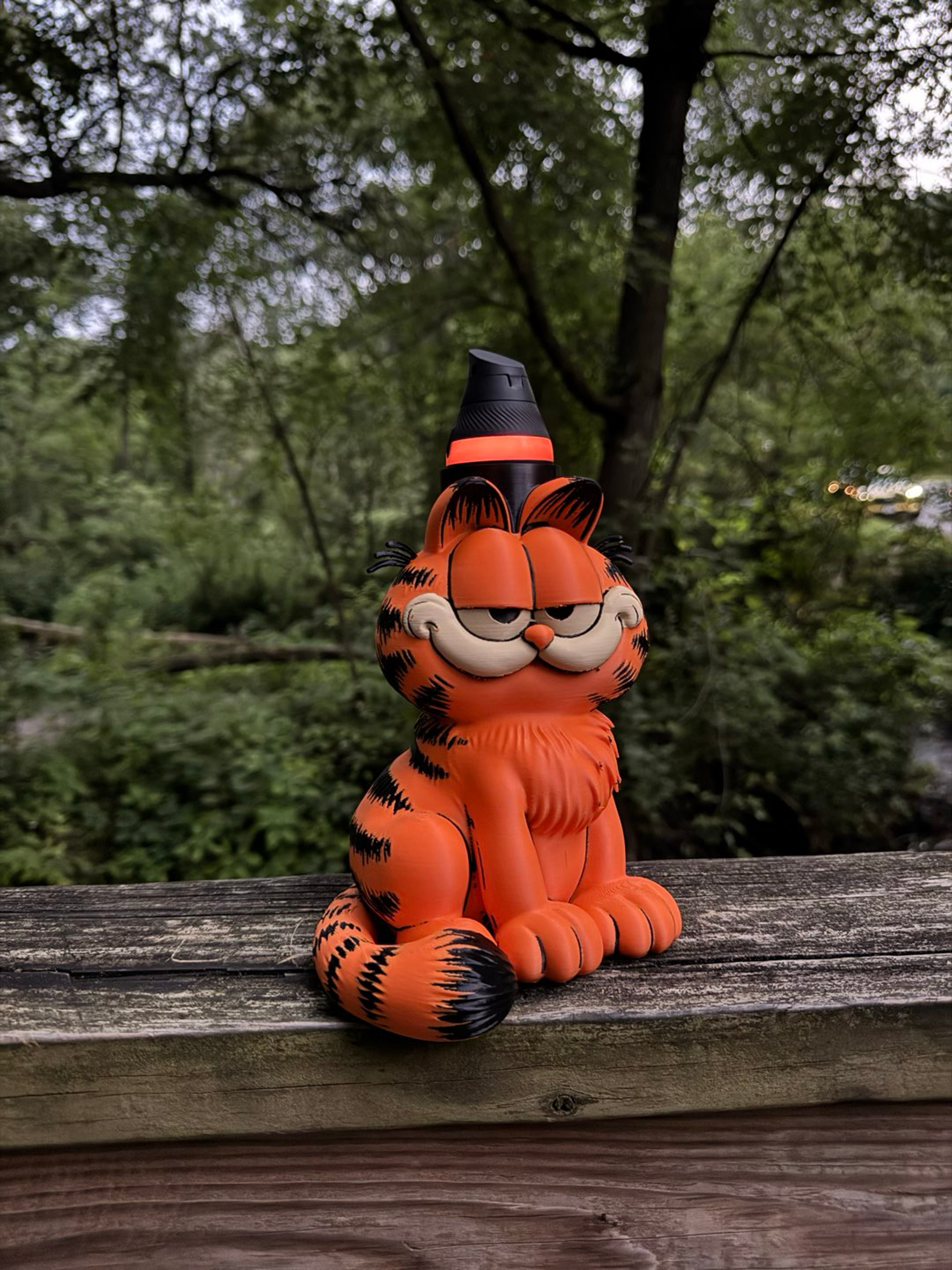 Preview pic of 3d printed Garfield puffco proxy core base