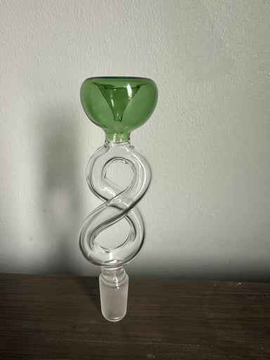 Preview pic of 18mm glass slide “infinity bowl”