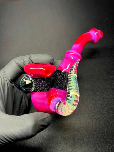 Preview pic of Pink Slyme over Poppy/Cropal dry Sherlock