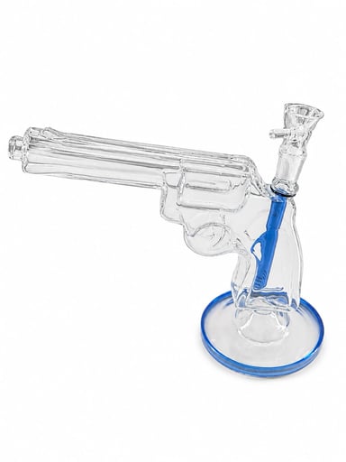 Preview pic of Blue Phantom Glass Revolver Water Pipe