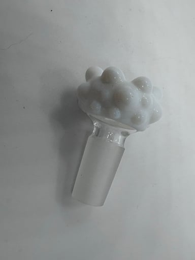 Preview pic of 14mm White Handblown Bubble Cap