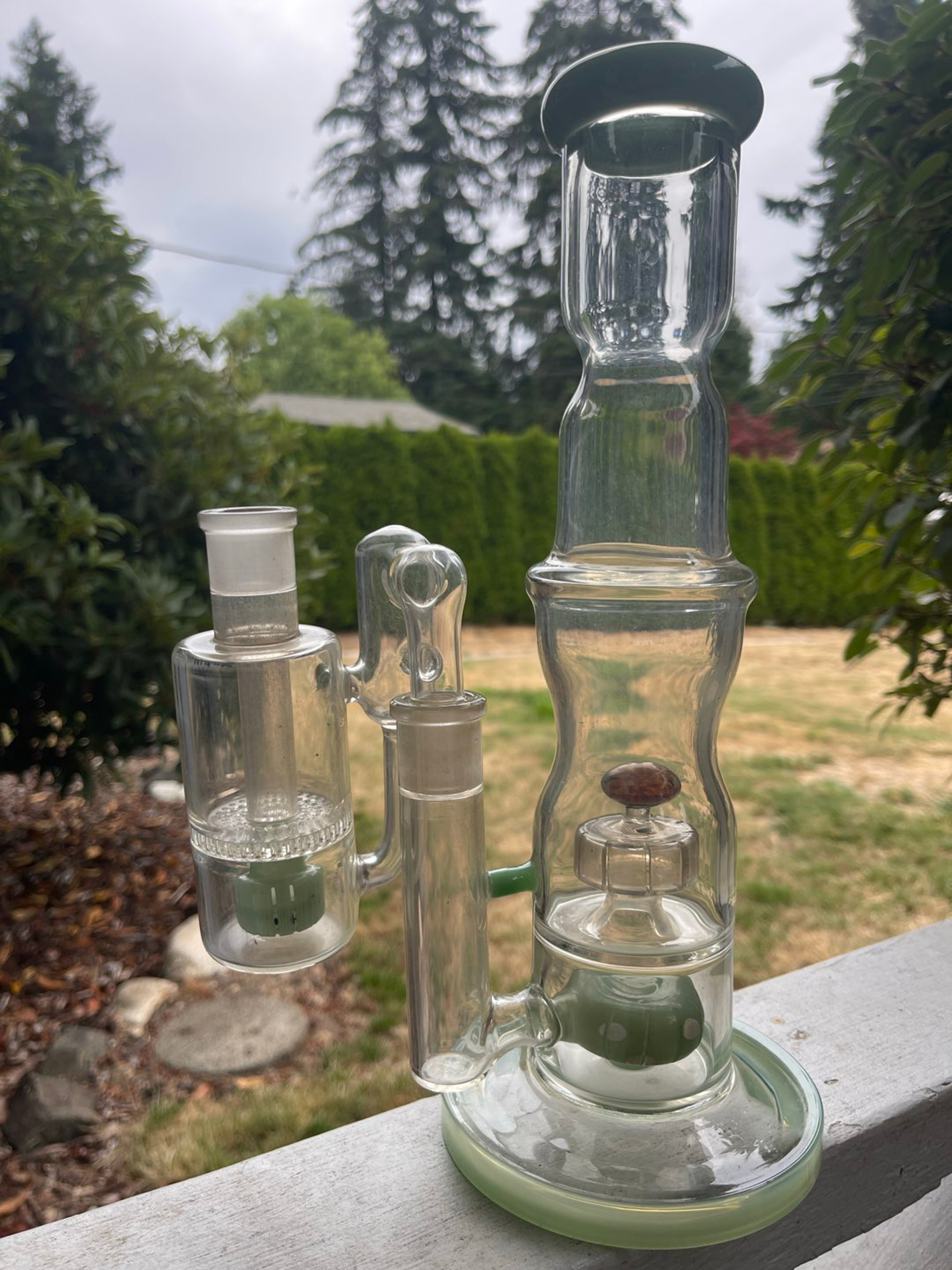 Glass Bong & Bubbler Set image 0