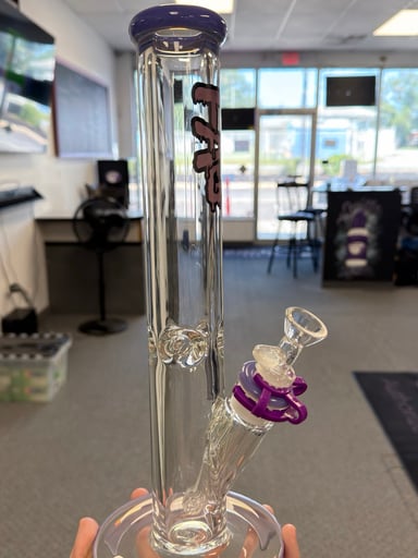 Preview pic of TAG 14" Straight Tube Bong (Purple)