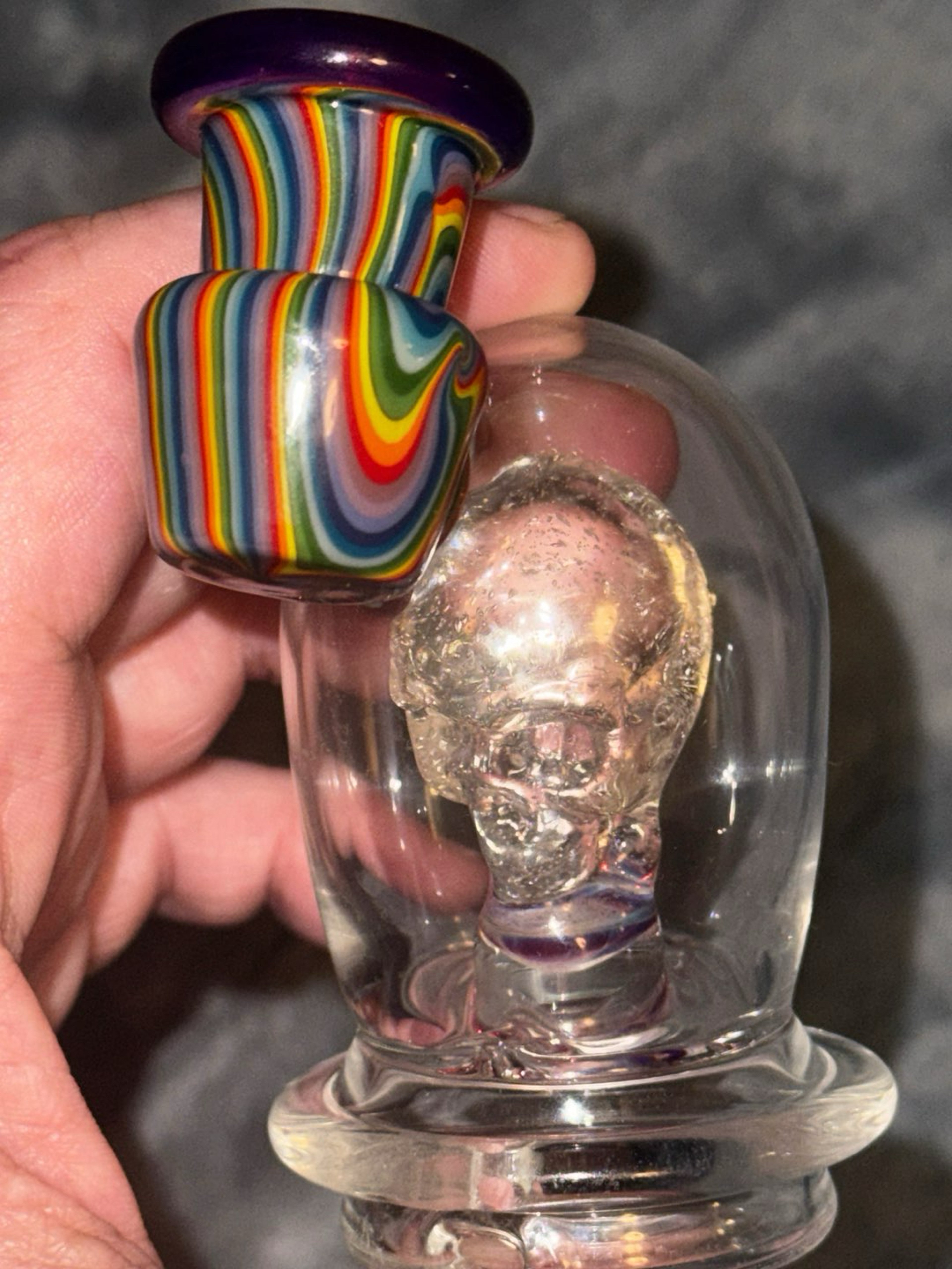Preview pic of Erik Anders x Lewis Wilson Skull Puffco Peak Dry Top