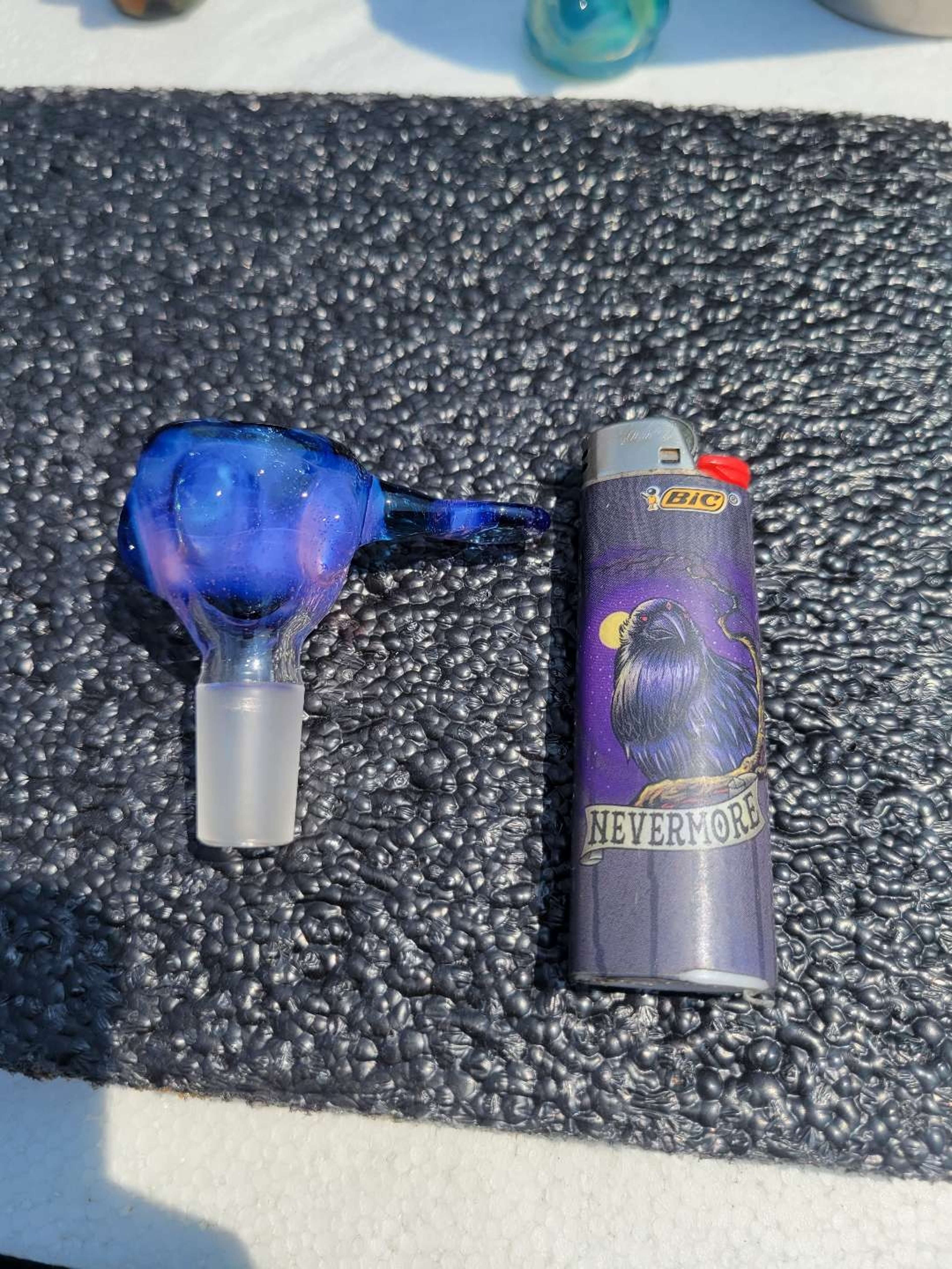 Preview pic of 3 hole hash slide #6 purple lilac and blue stardust