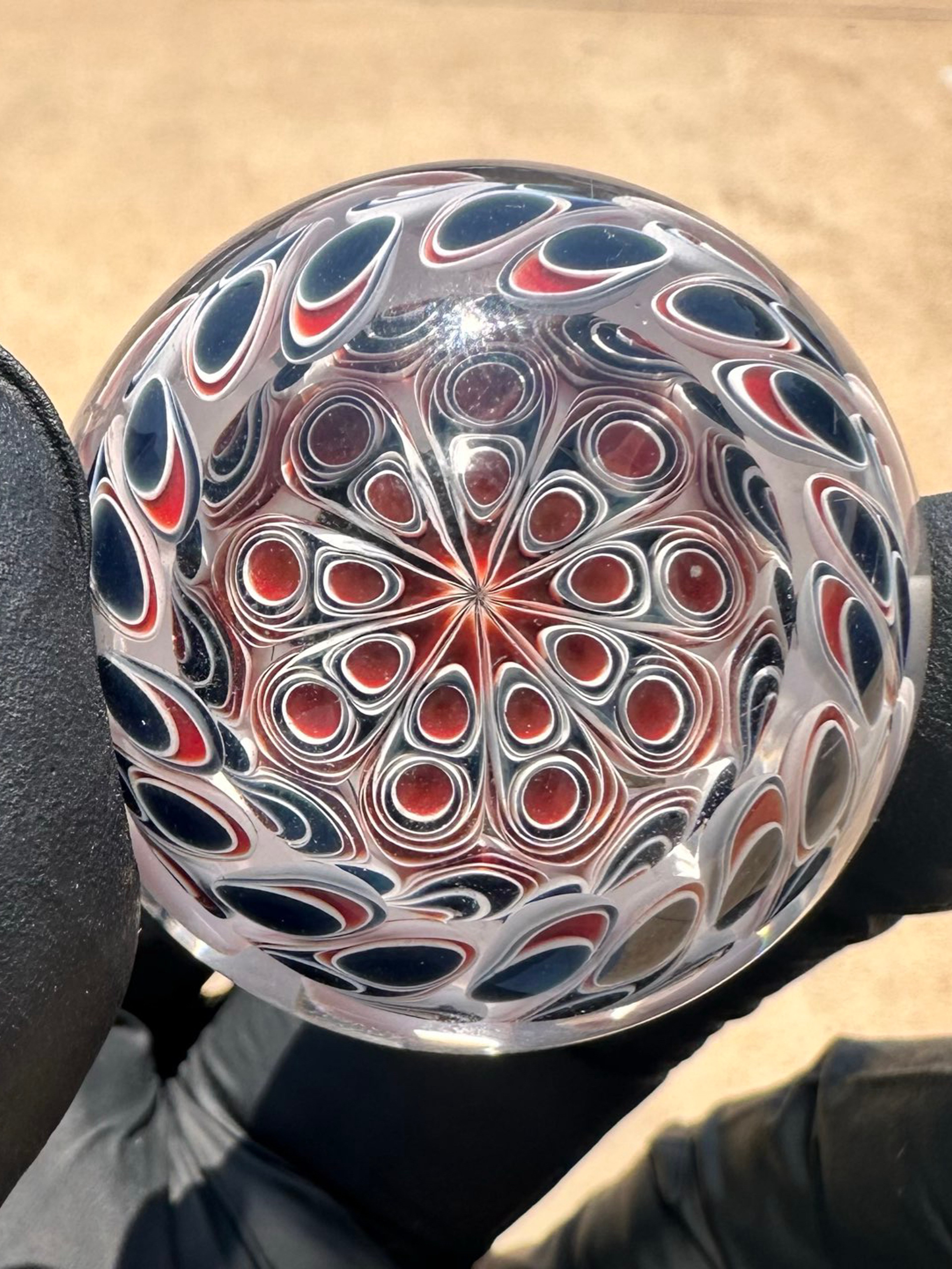 Preview pic of Huge Olour Glass dotstack roller
