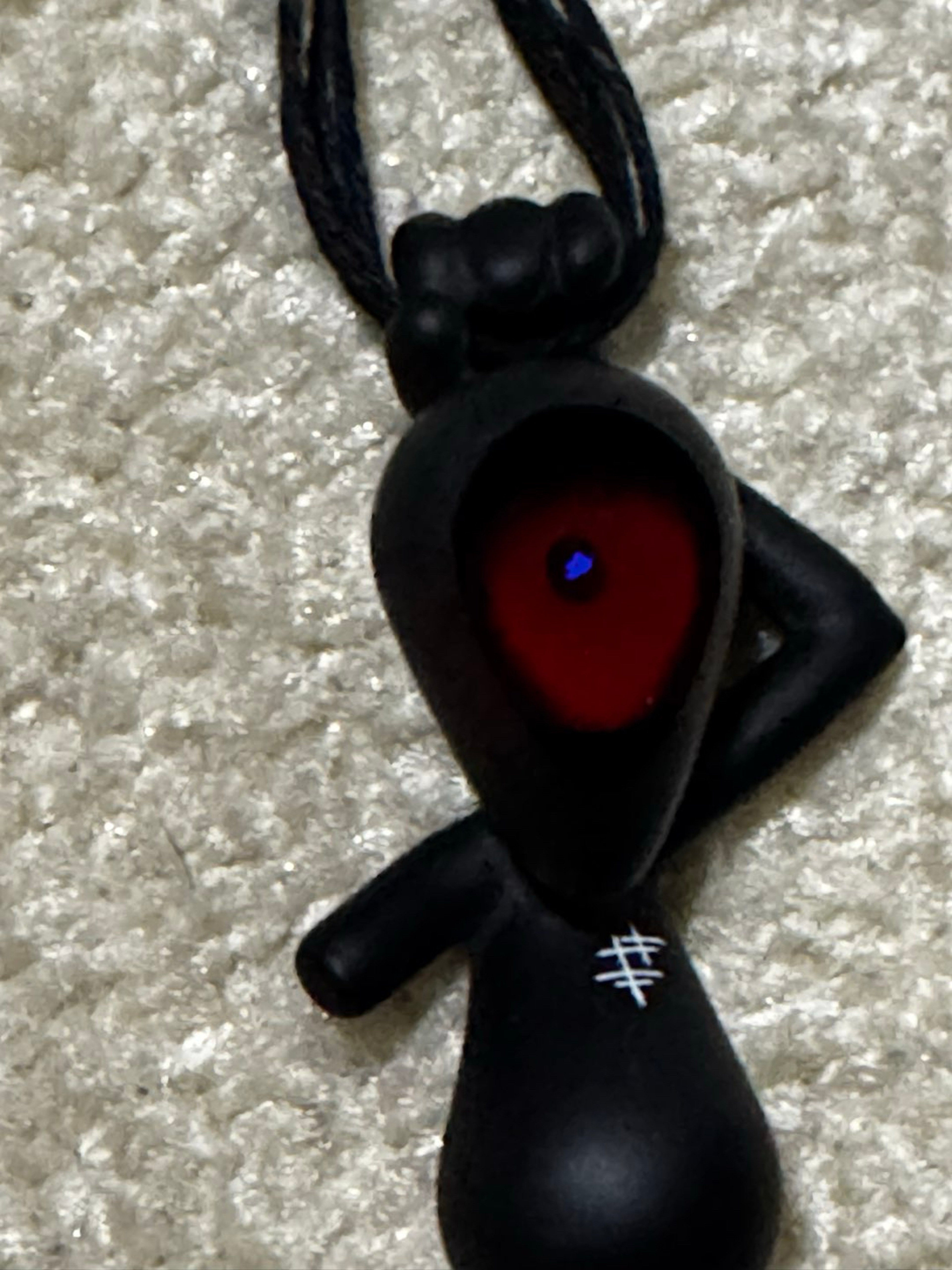 Preview pic of 🔥RARE YUNK 3rd EYE OPAL HANGER PENDANT/ CUSTOM HANADE HEMP NECKLACE..!!🔥
