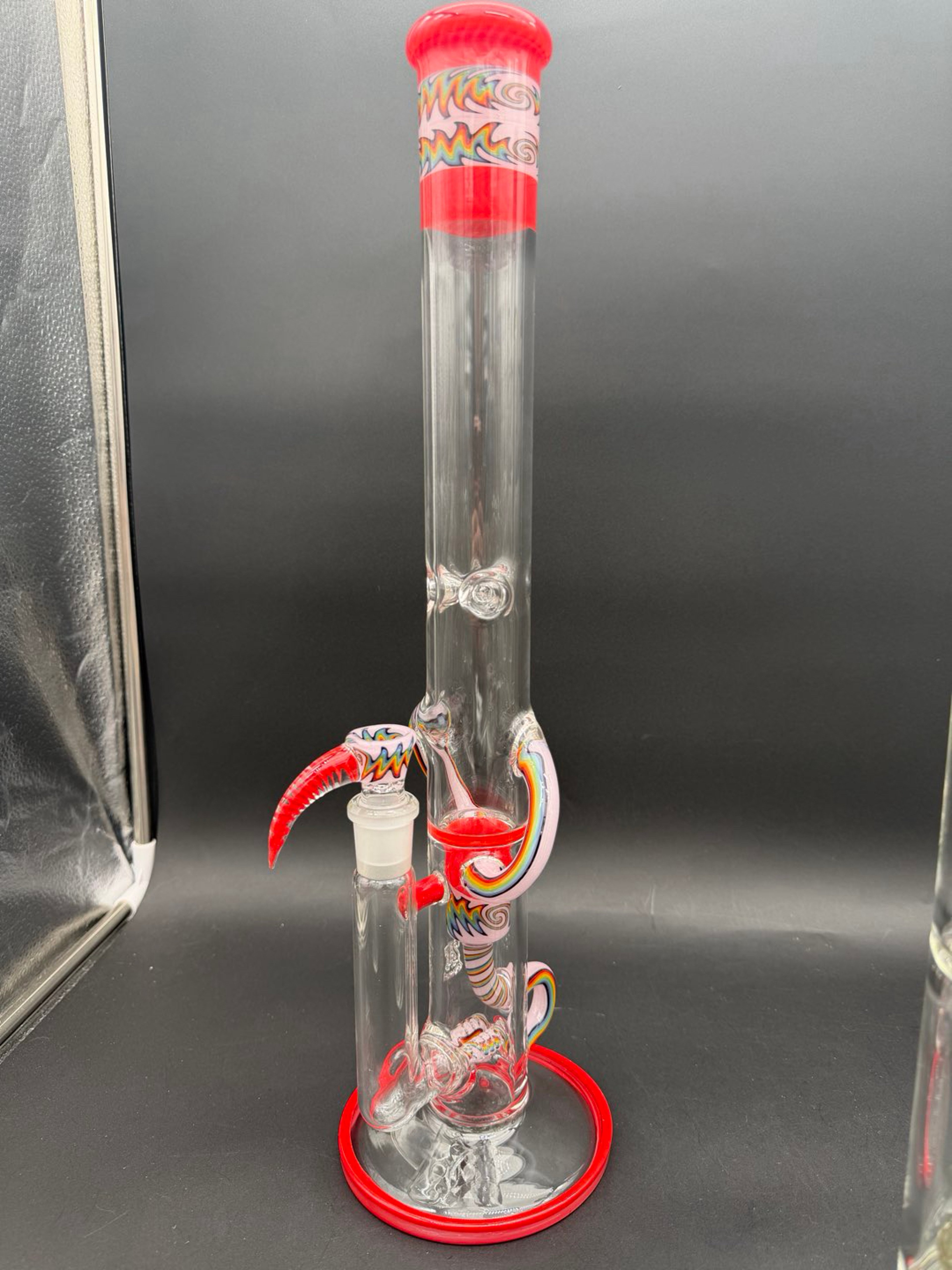 Preview pic of 2K GLASS 18" THREELINE RECYCLER BONG