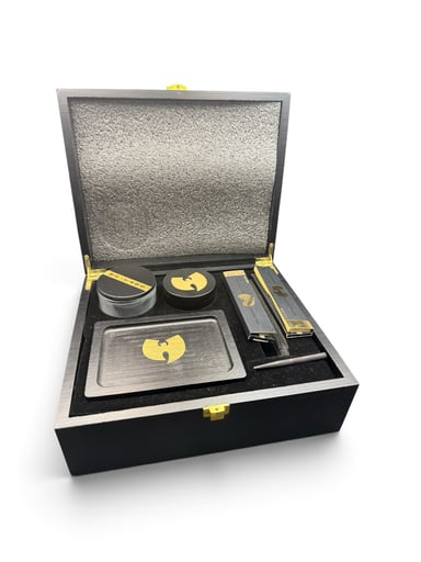 Preview pic of Wu-Tang Official Licensed Deluxe Wooden Stash Box Gift Set