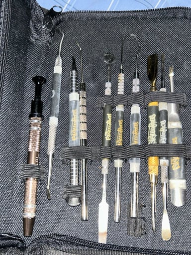 Preview pic of Set Of Skilletools 7 + 3 extra Gold Scooper Diamond Grabber