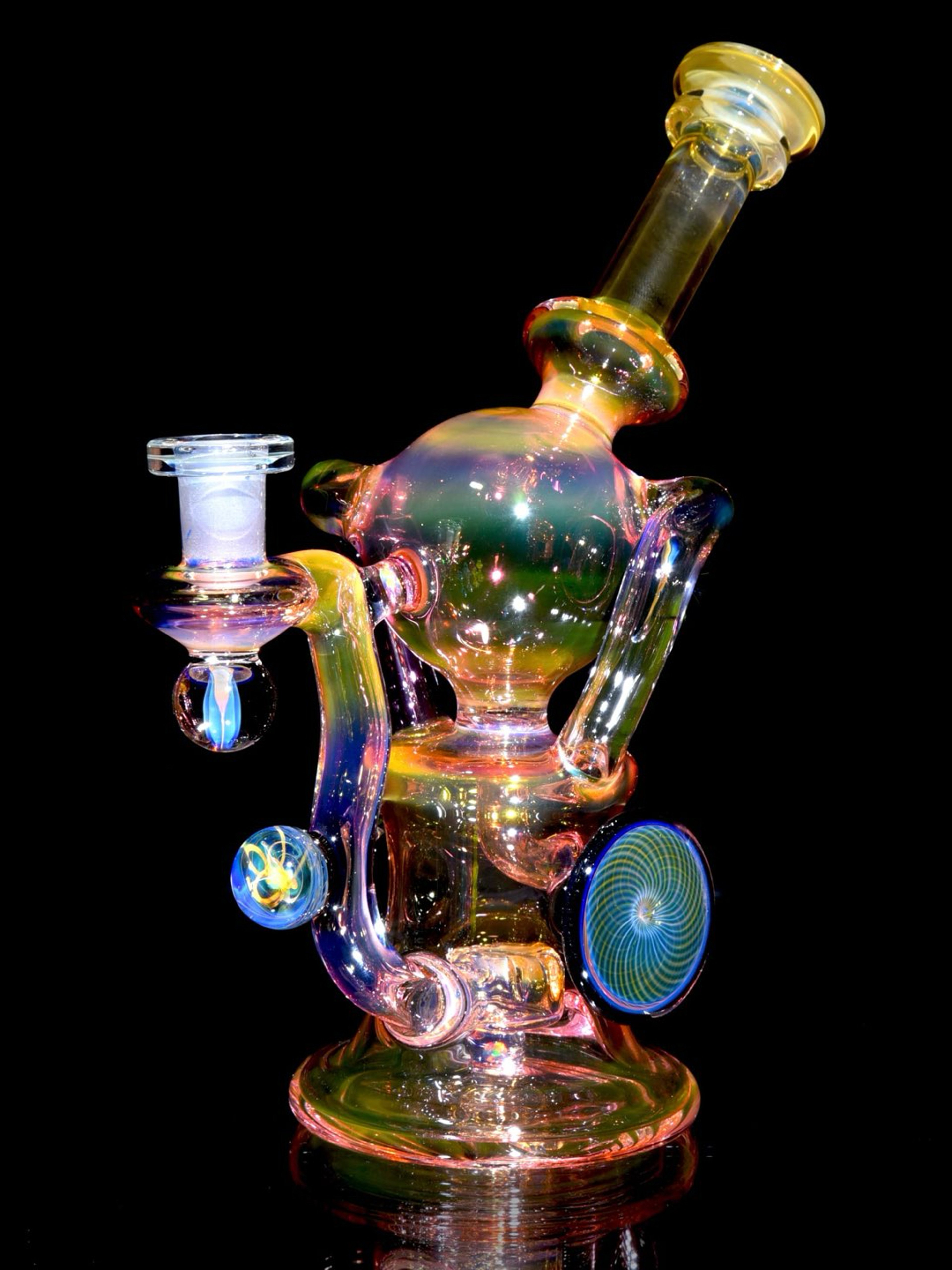 Preview pic of Josh Kaliber - Fully-fumed Double-Uptake Klein Orbcycler  - 10mm Female