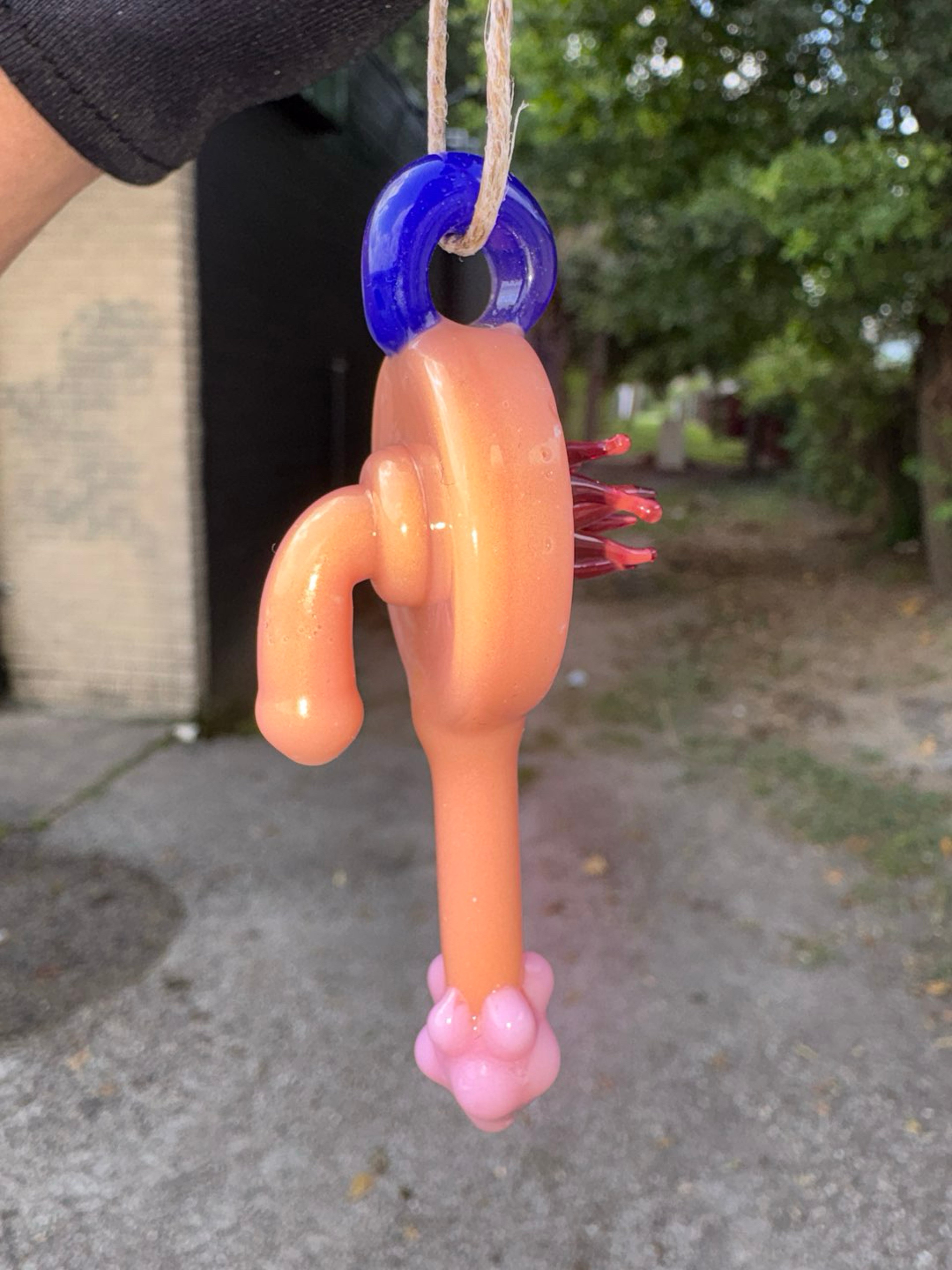 Preview pic of MATT TYNER plumbus pendant (purple loop)