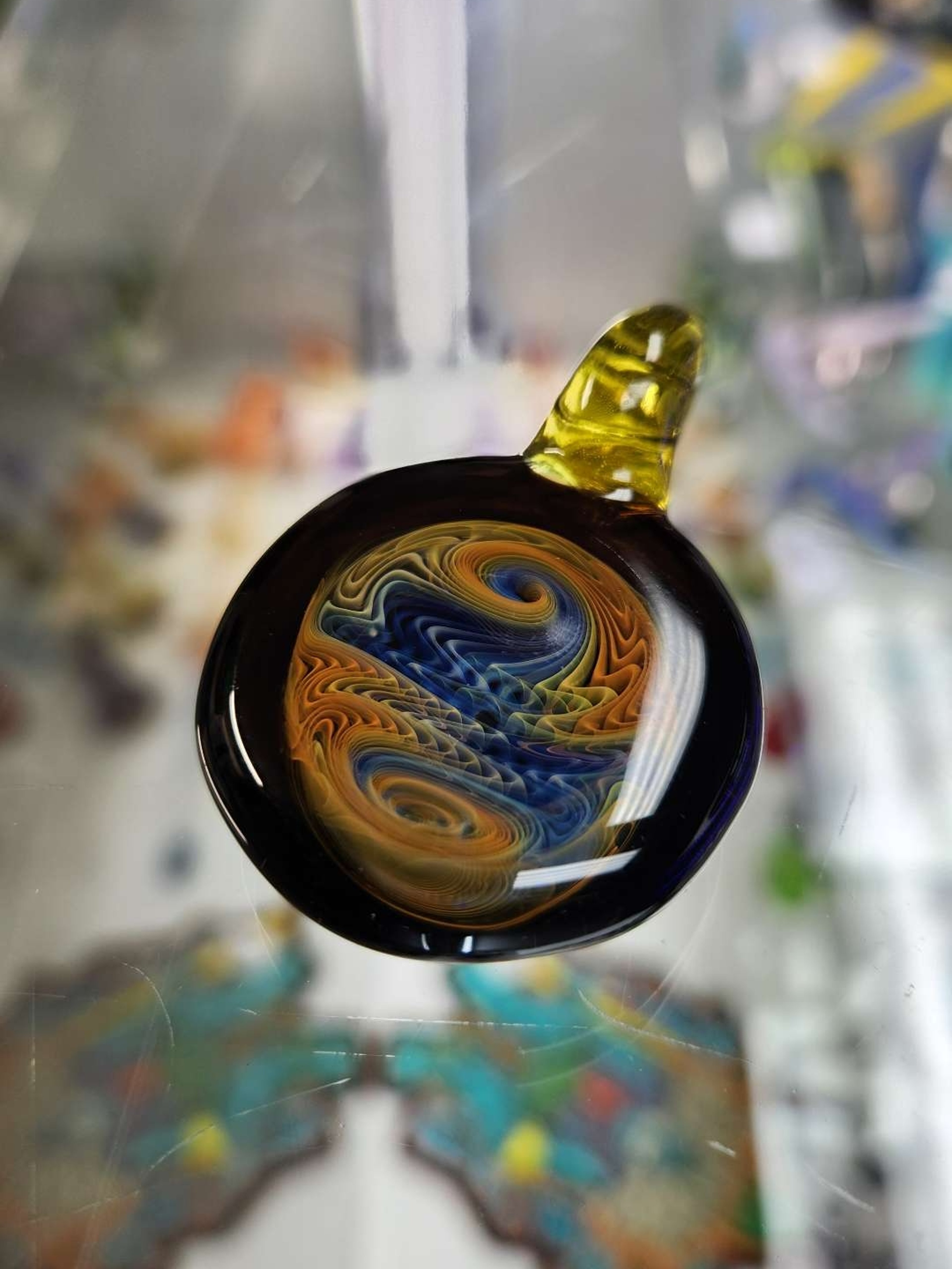 Preview pic of 2" J Sun pendant 2017 wigwag Nice!