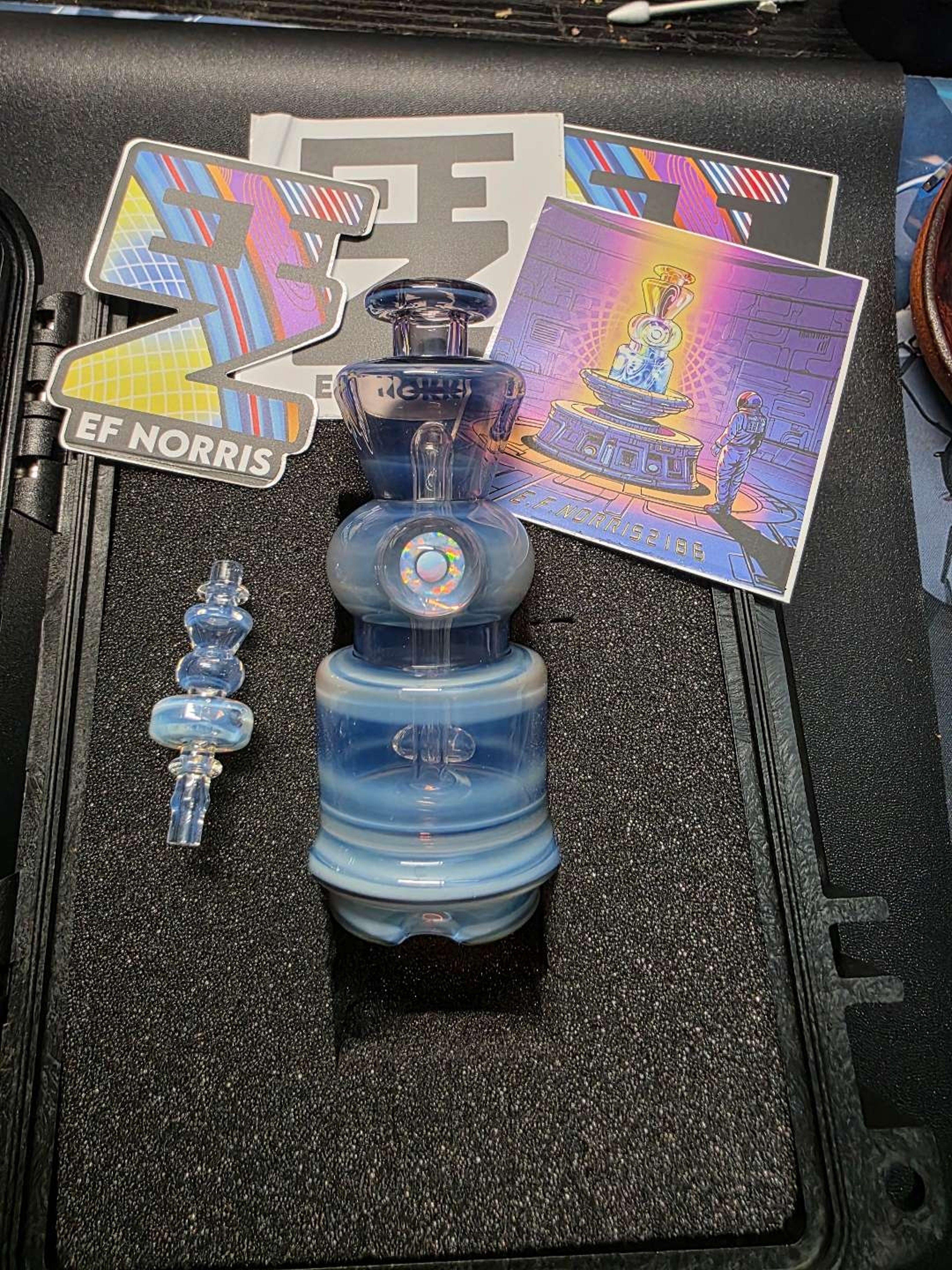 Preview pic of 2025 Ef norris full color puffco top + matching cap