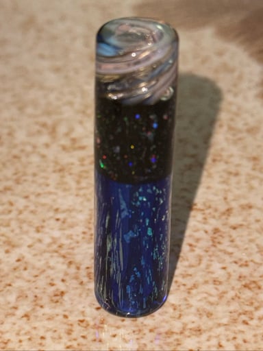 Preview pic of Conversion Glass Blue Dichro Glass Tip