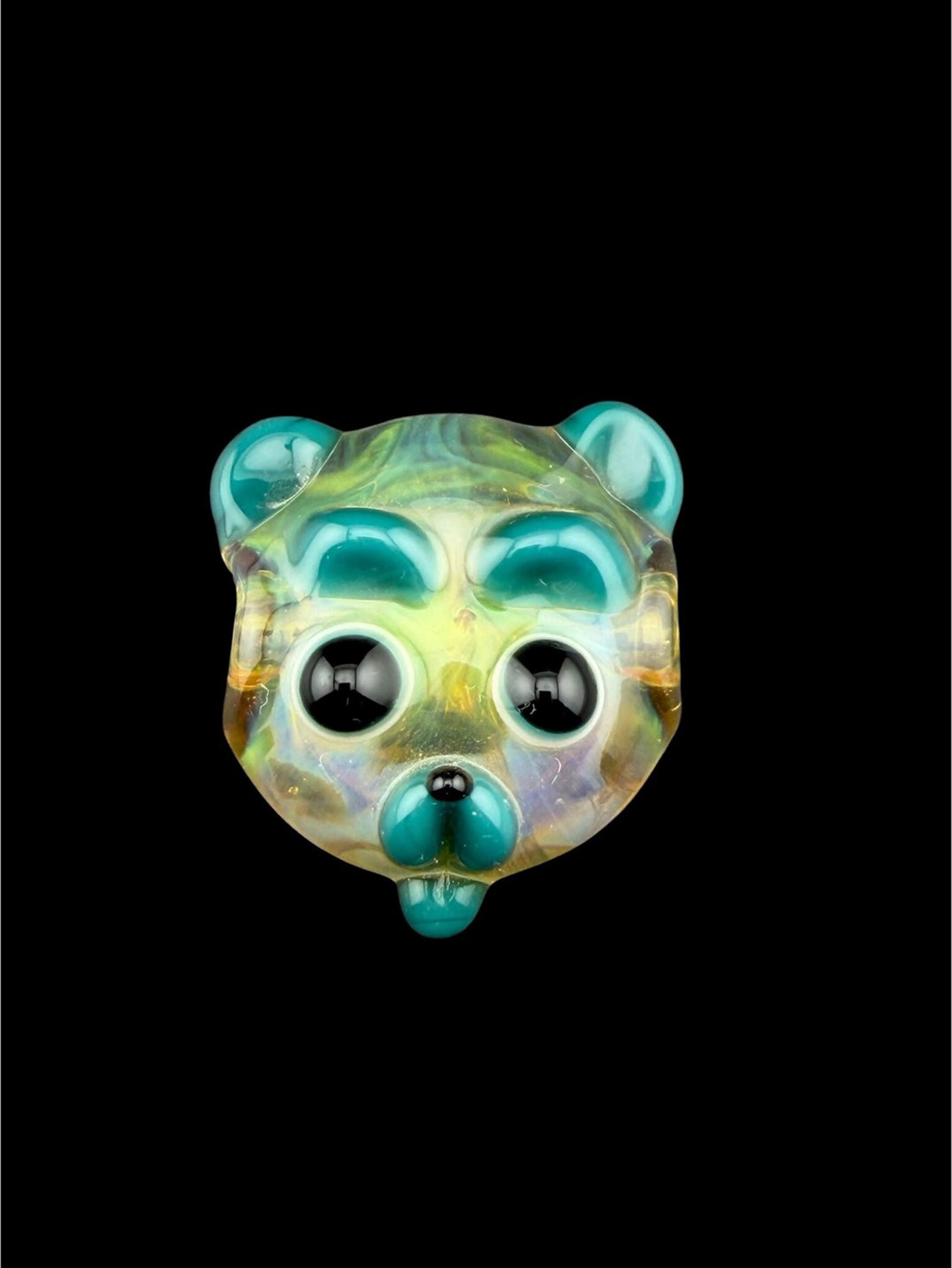Preview pic of Brand New Teddy Bear Pendant Teal Accents Shurlok Holm