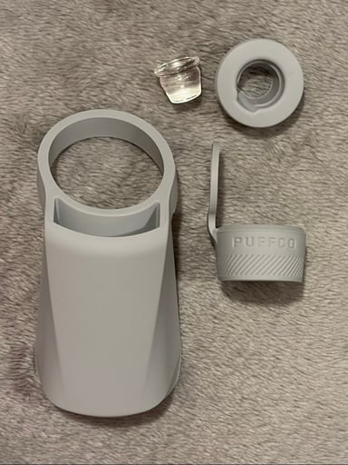 Preview pic of UNUSED Guardian Chamber/Atomizer Sleeve WITH TETHER•Oculus Cap•with Q-Tip Holder