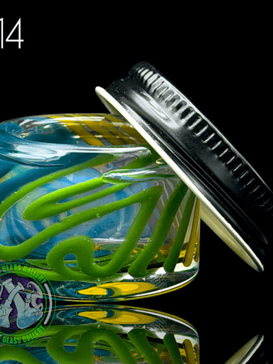 Preview pic of Ben’s Glass Art - Baller Jar #14