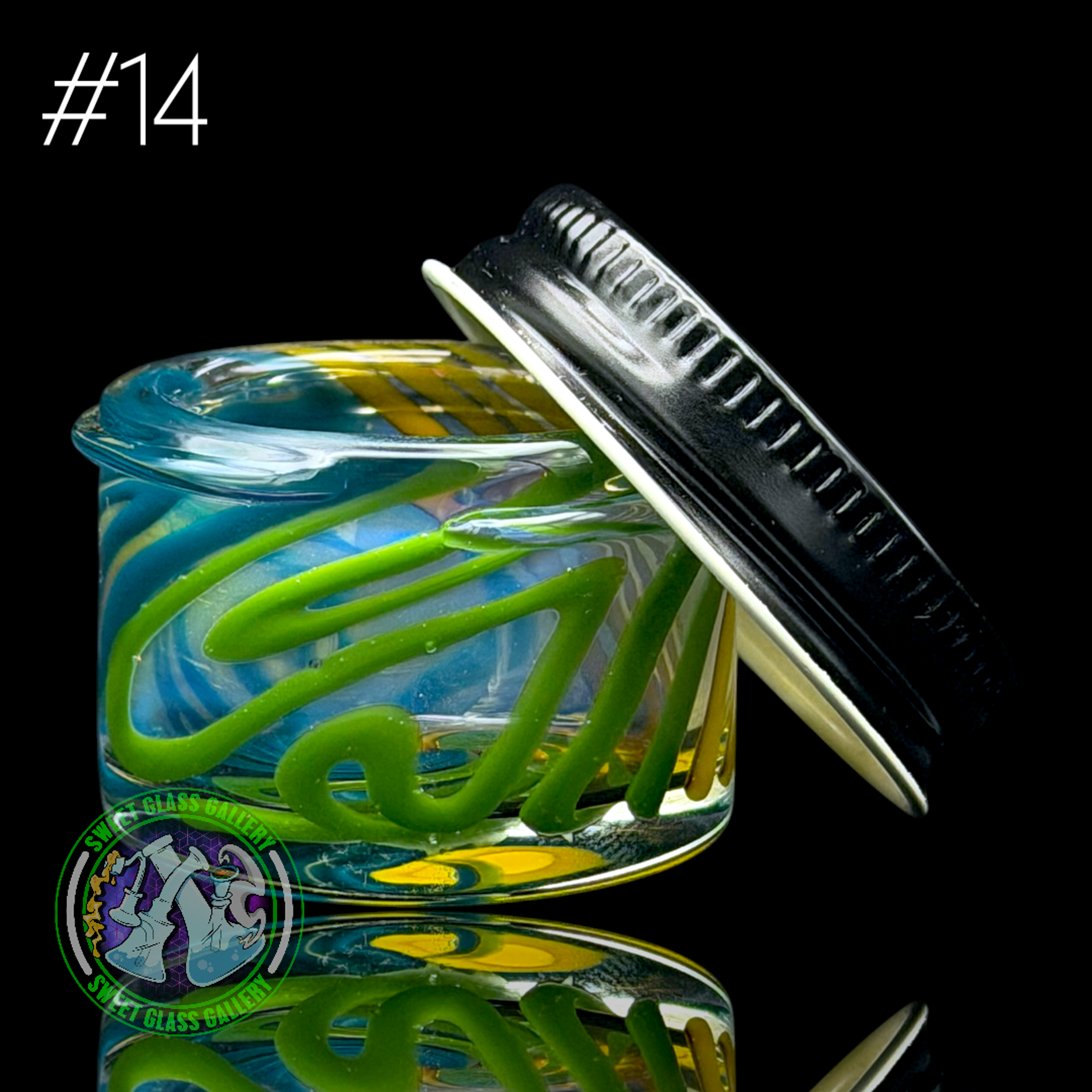 Preview pic of Ben’s Glass Art - Baller Jar #14