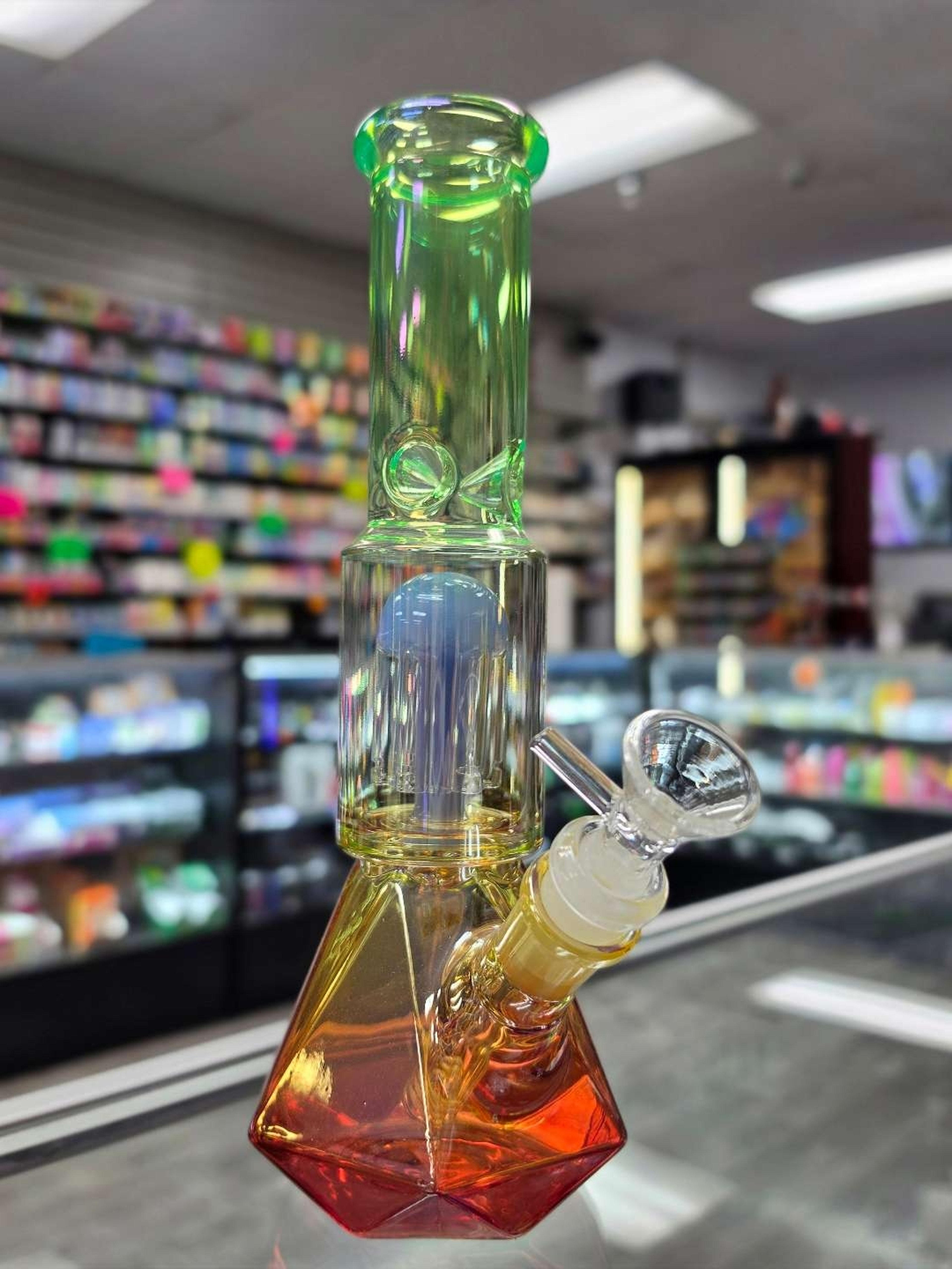 Preview pic of SeshGear Prism Ombre Glass Water Pipe