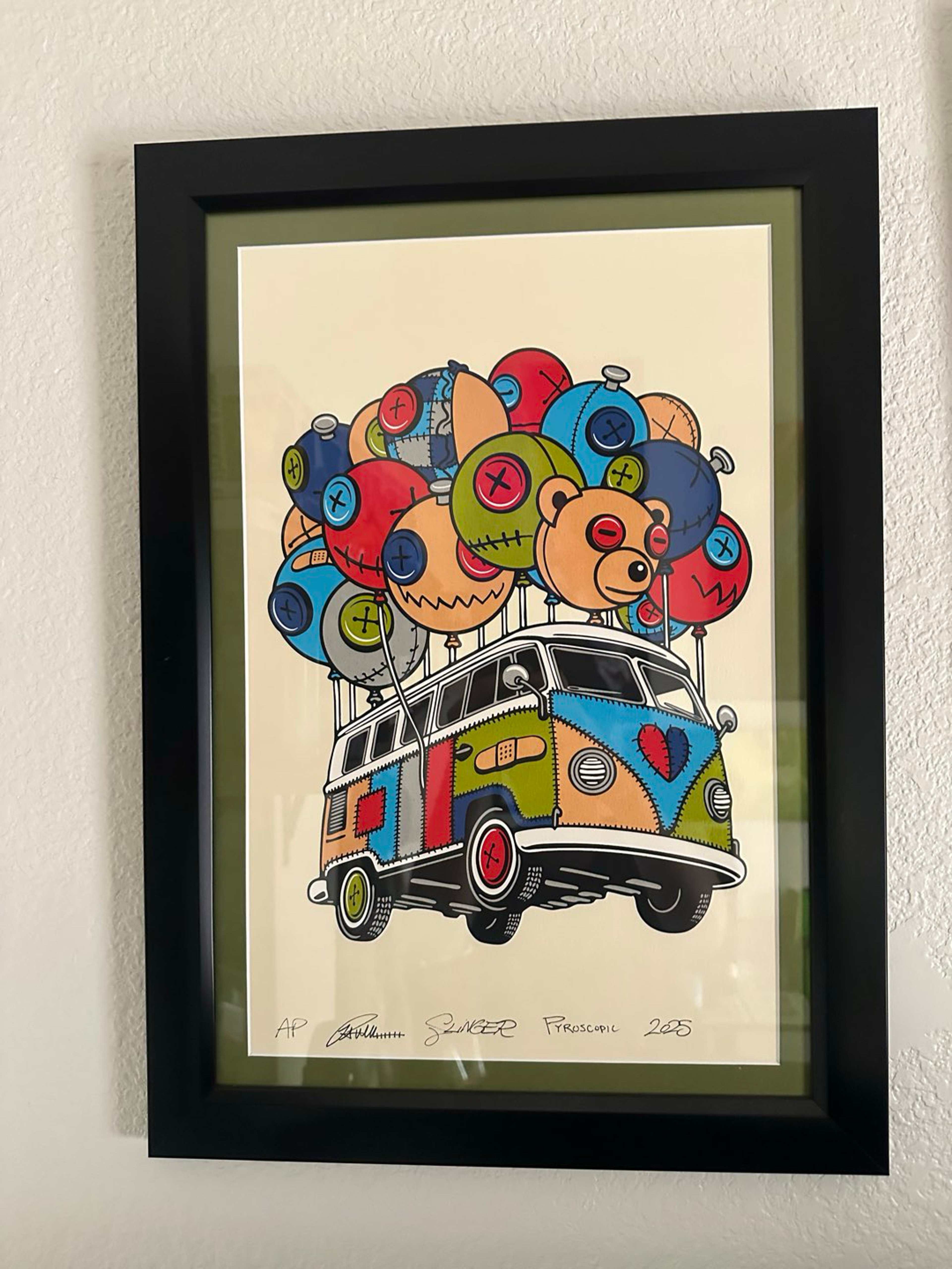 Preview pic of Artist Proof Muller Flying Bus