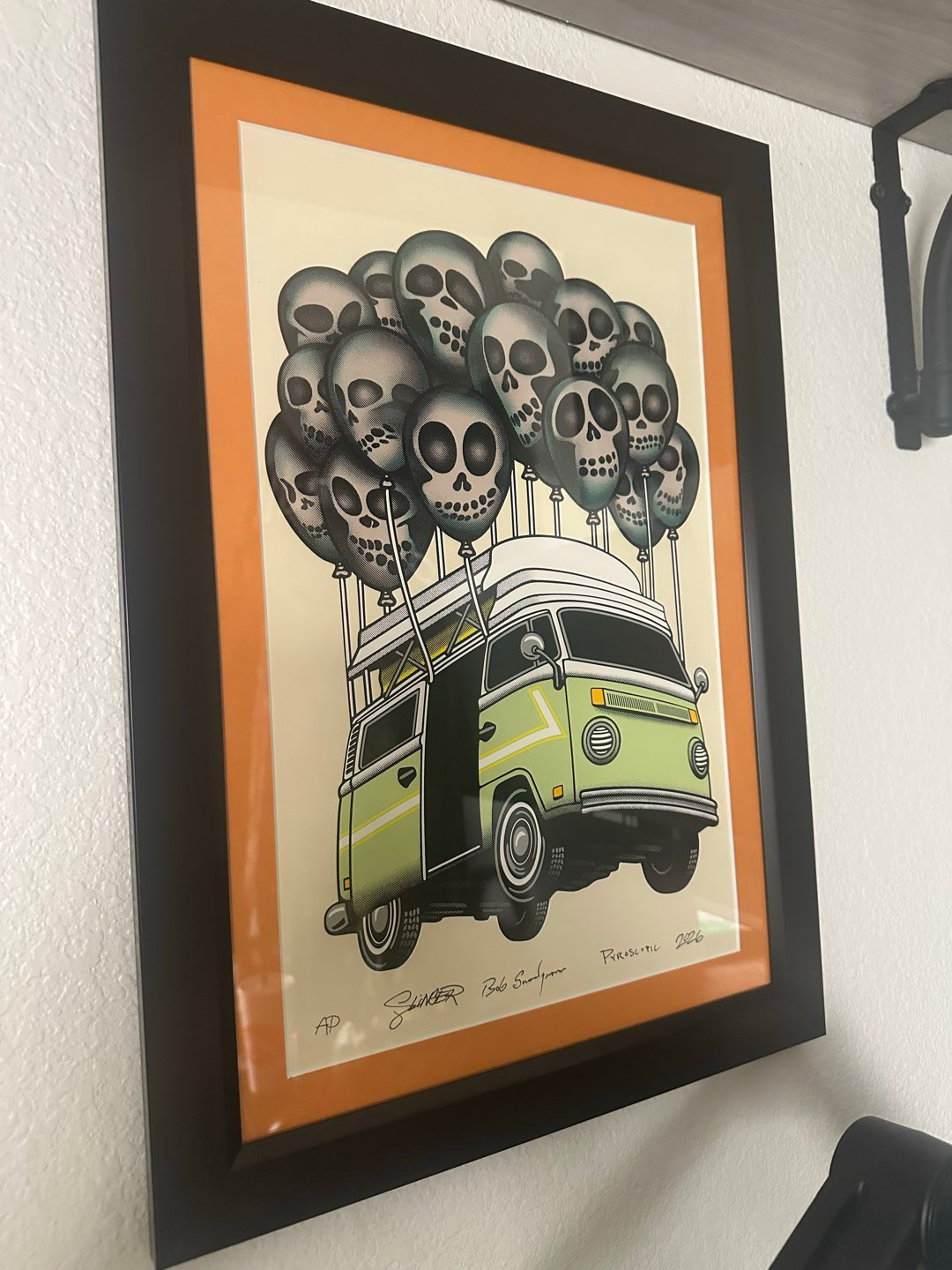 Preview pic of Artist Proof Bob Snodgrass Flying Bus