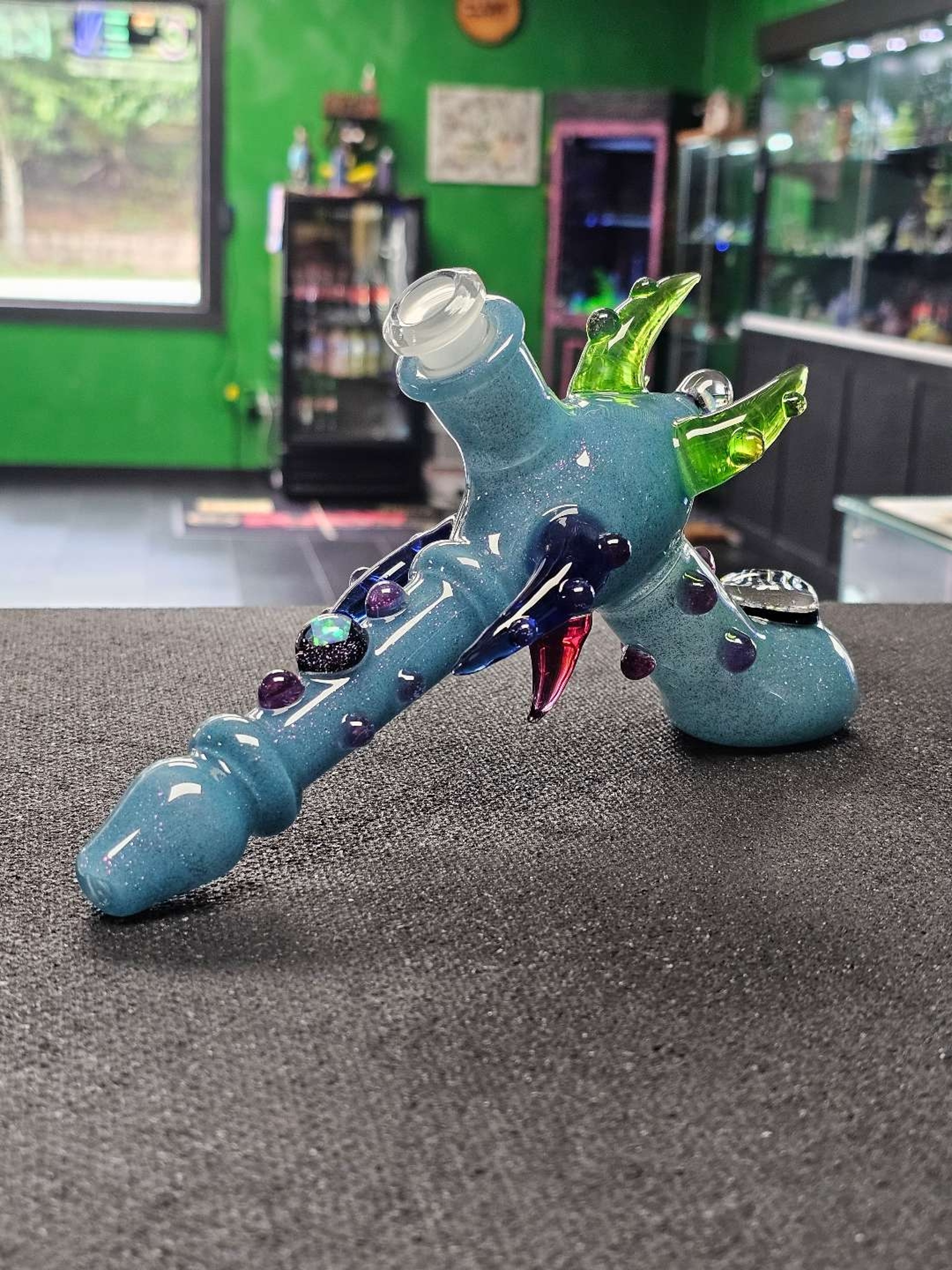 Monster Glass Ray Gun Dab Rig image 0