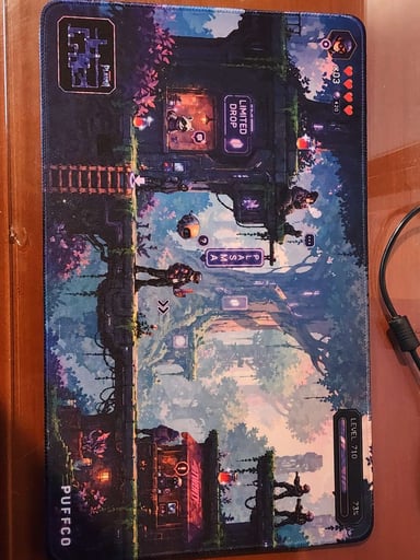 Preview pic of Puffco Plasma World Mouse Pad w/ lanyard & sticker