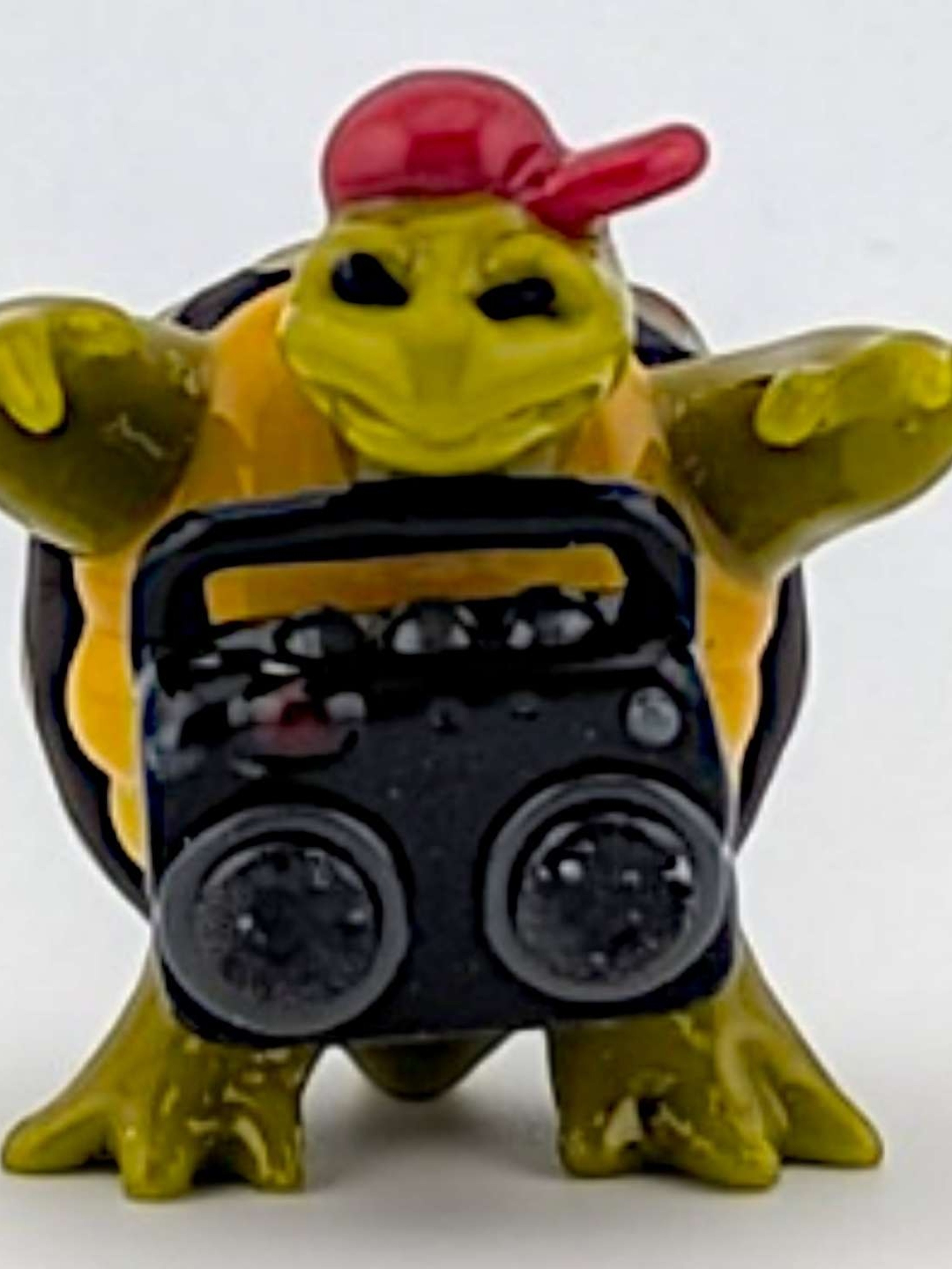 Preview pic of Ethan Windy "Turnt Up Tortoise" Glass Sculpture