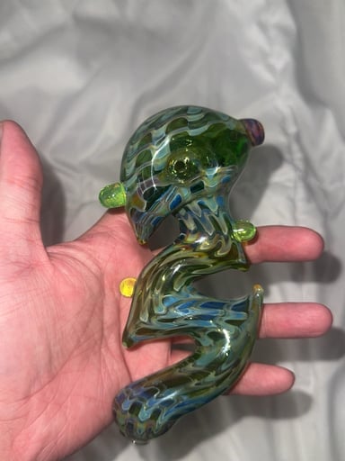 Preview pic of Dickey glass zig zag bowl