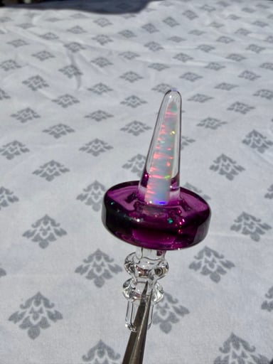 Preview pic of Coos opal spike Puffco joystick in stargazer