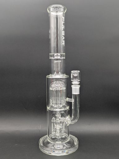 Preview pic of PULSAR DOUBLE CHAMBER ROCKET PERC BONG 15"