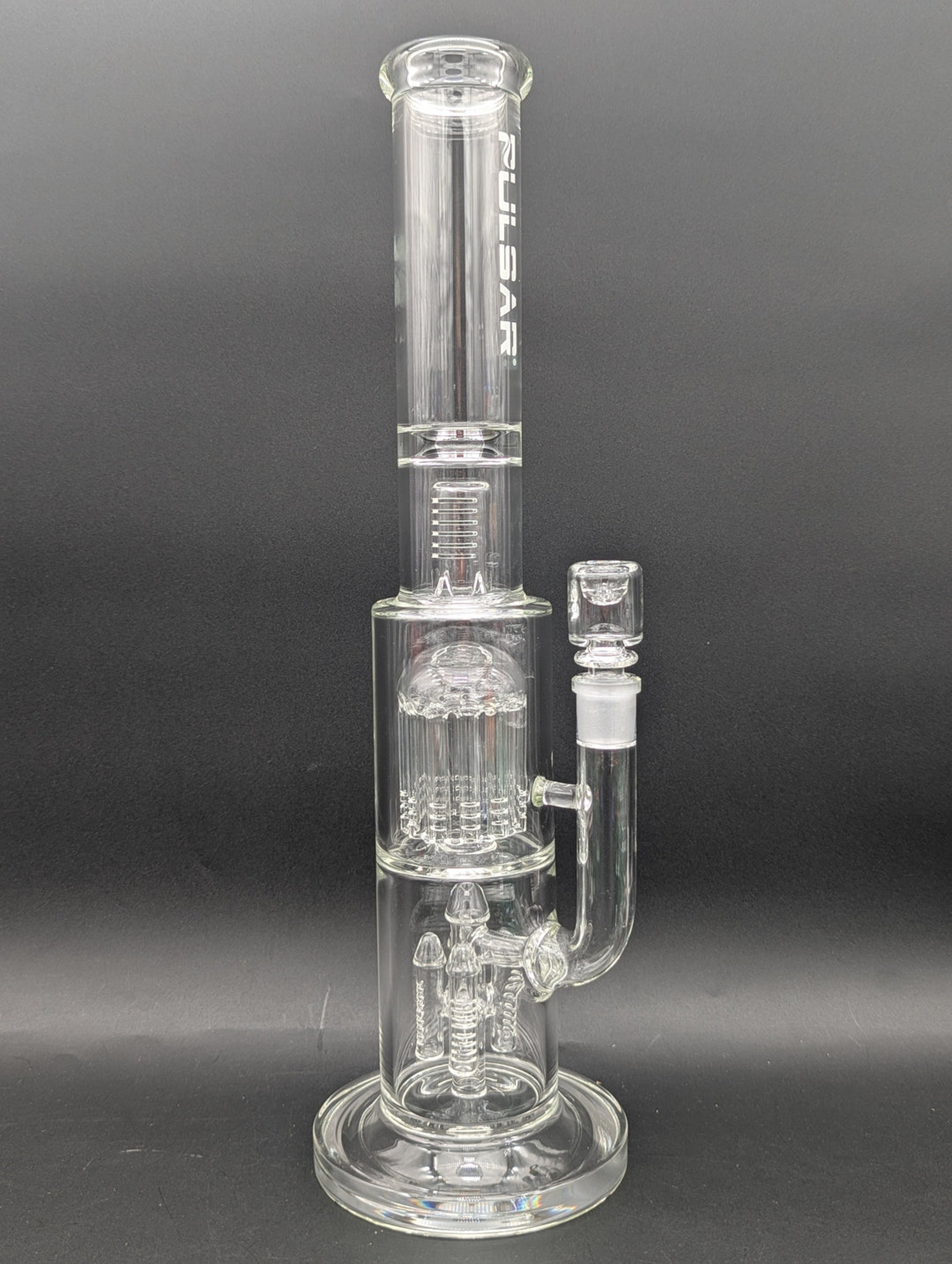 PULSAR DOUBLE CHAMBER ROCKET PERC BONG 15" image 0