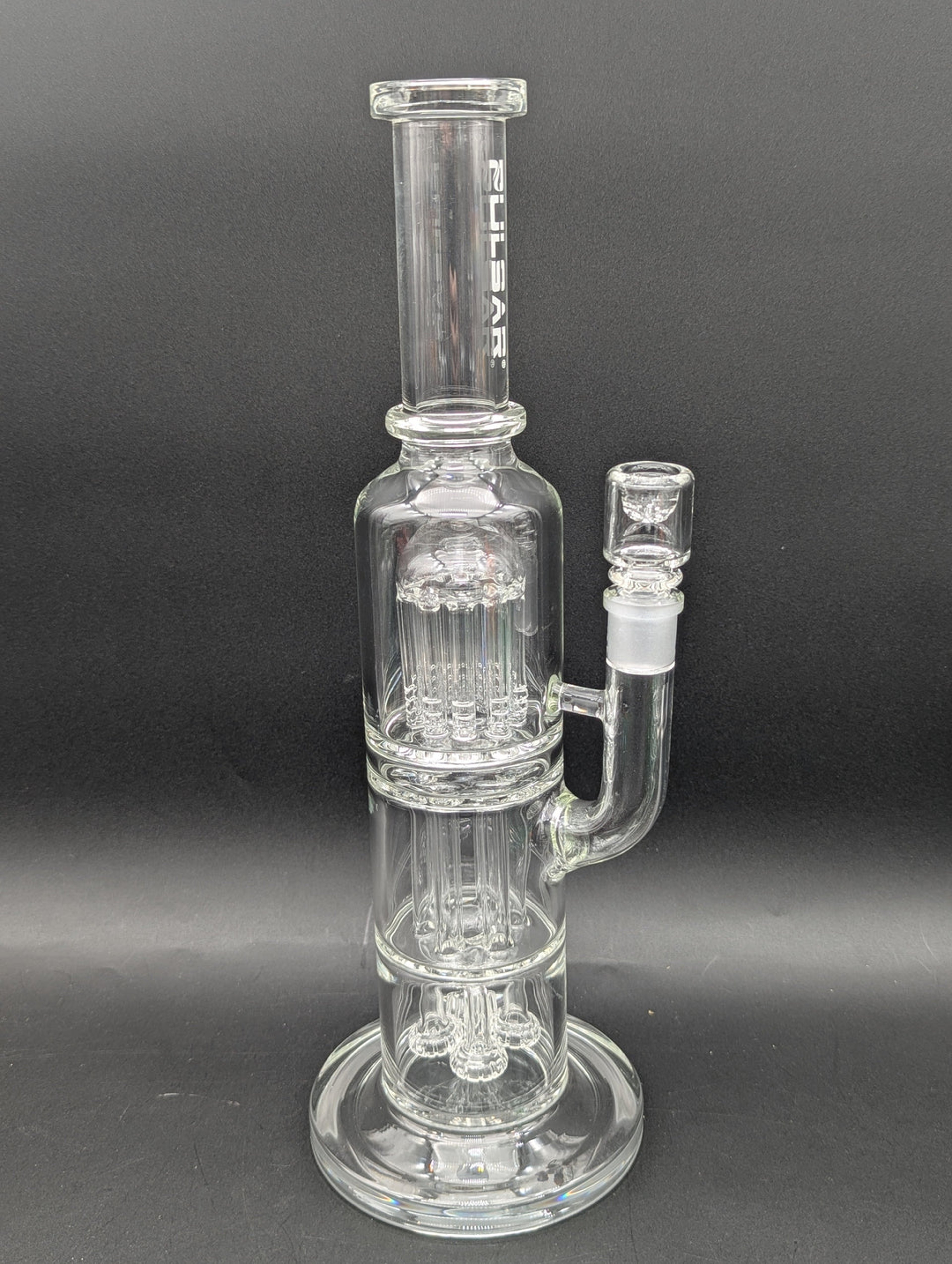 Preview pic of PULSAR TRIPLE CHAMBER CHUGGER GLASS WATER PIPE | 13.75"