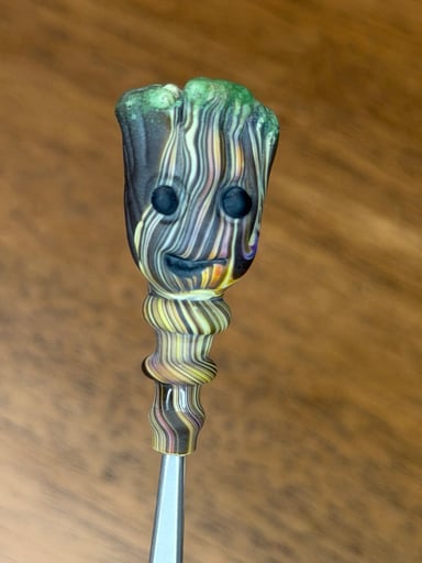 Preview pic of Groot joystick for Puffco XL.