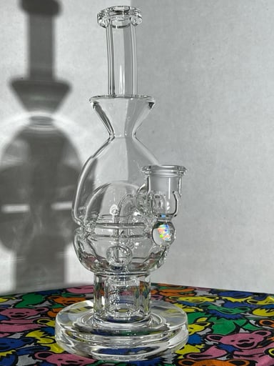 Preview pic of Miner Glassware 10mm Clear W/Opal