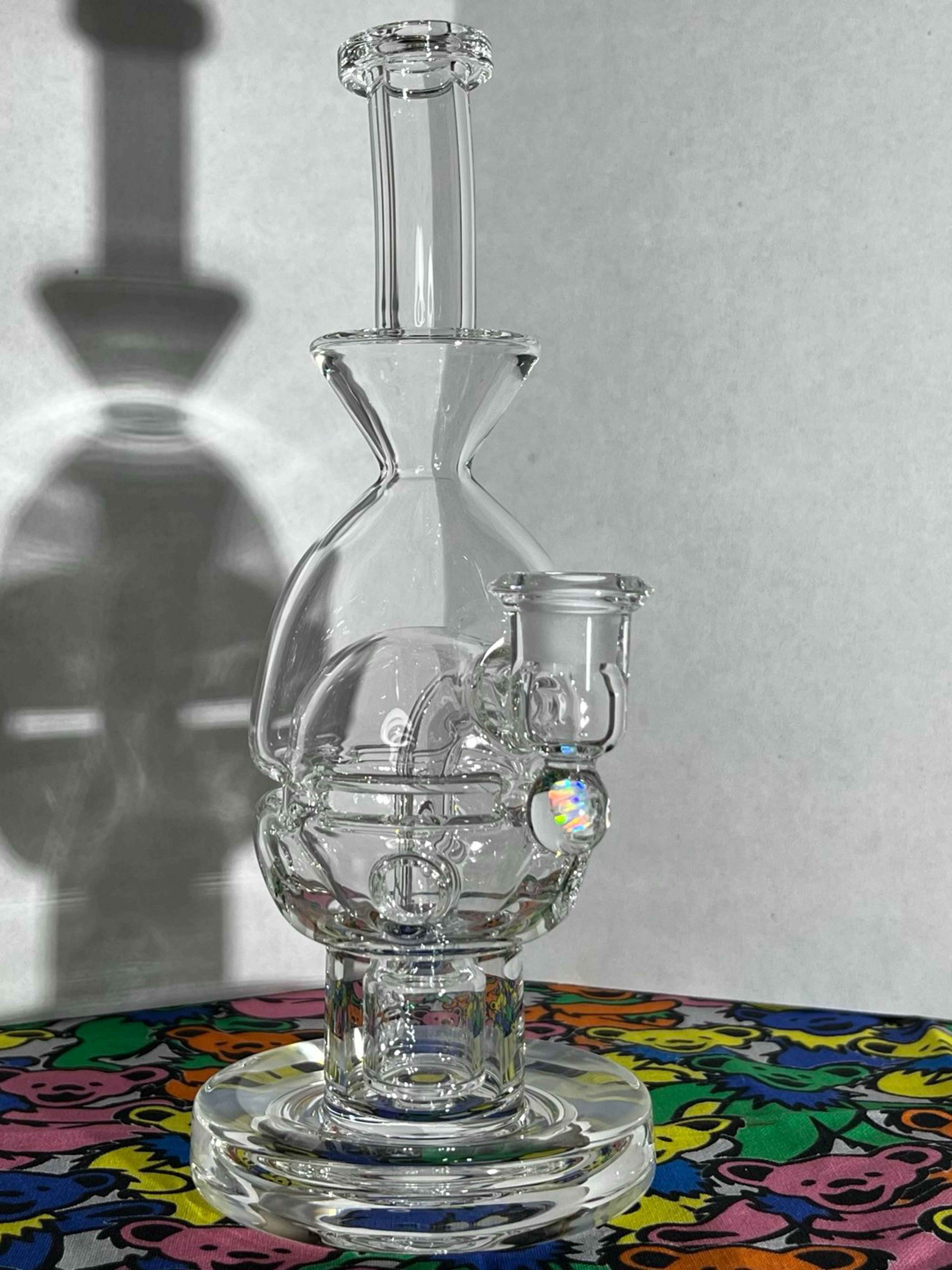 Miner Glassware 10mm Clear W/Opal image 0