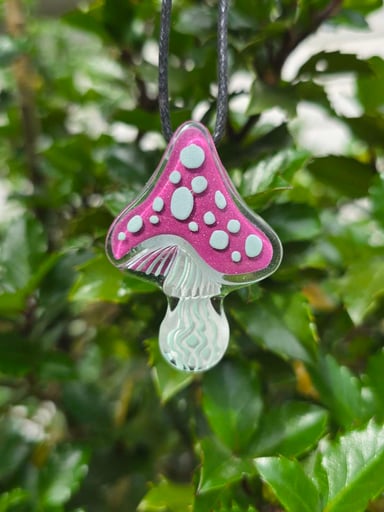 Preview pic of Mushroom Layered Glow Pendant