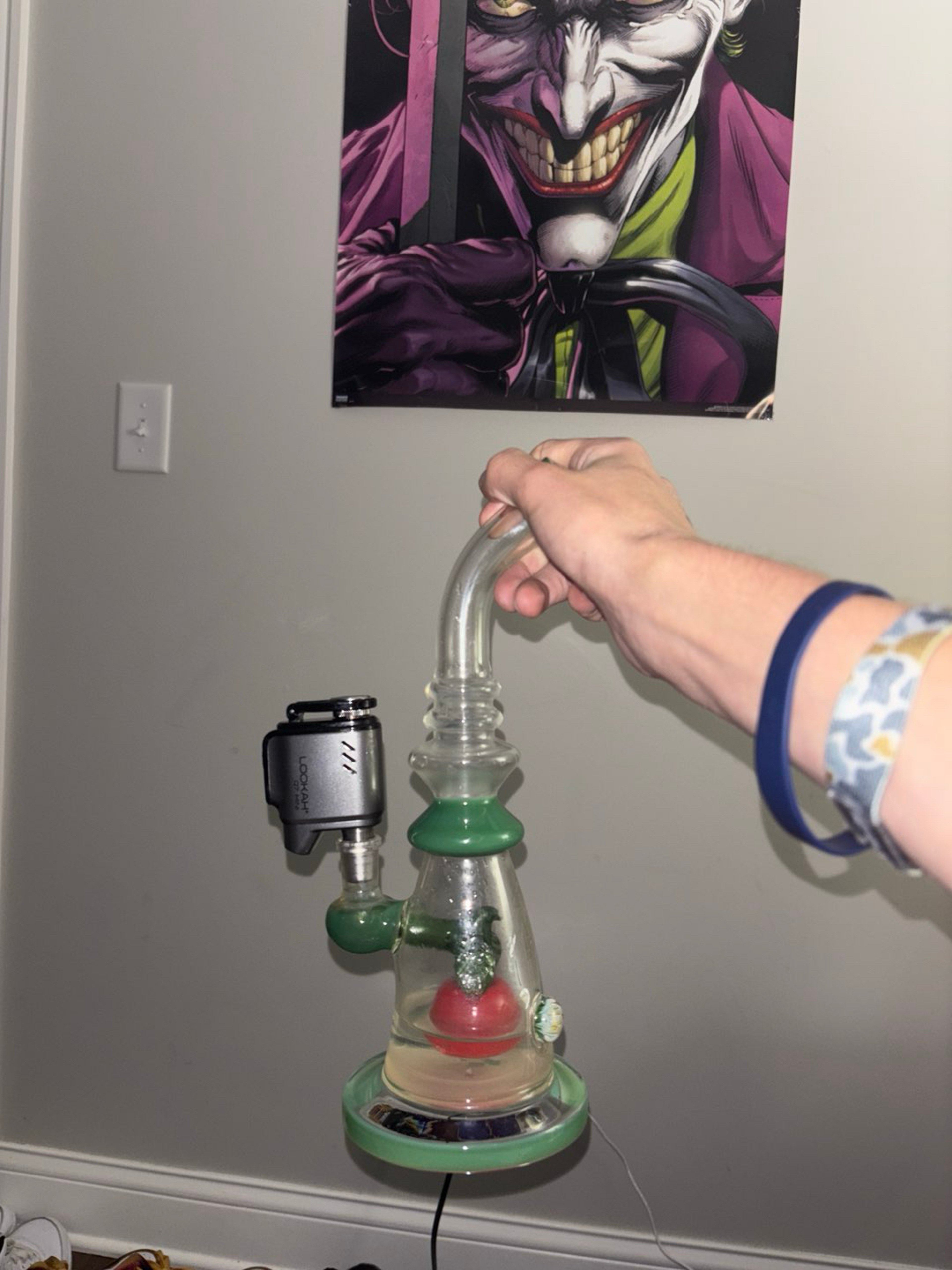 Super dope glass with lookah q7 mini E banger image 0