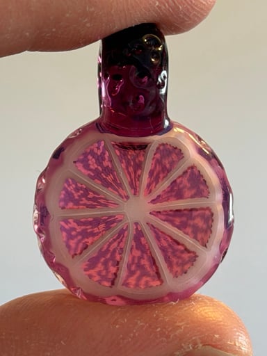Preview pic of Lyons Mini Full Slice Pendant Purple Pull