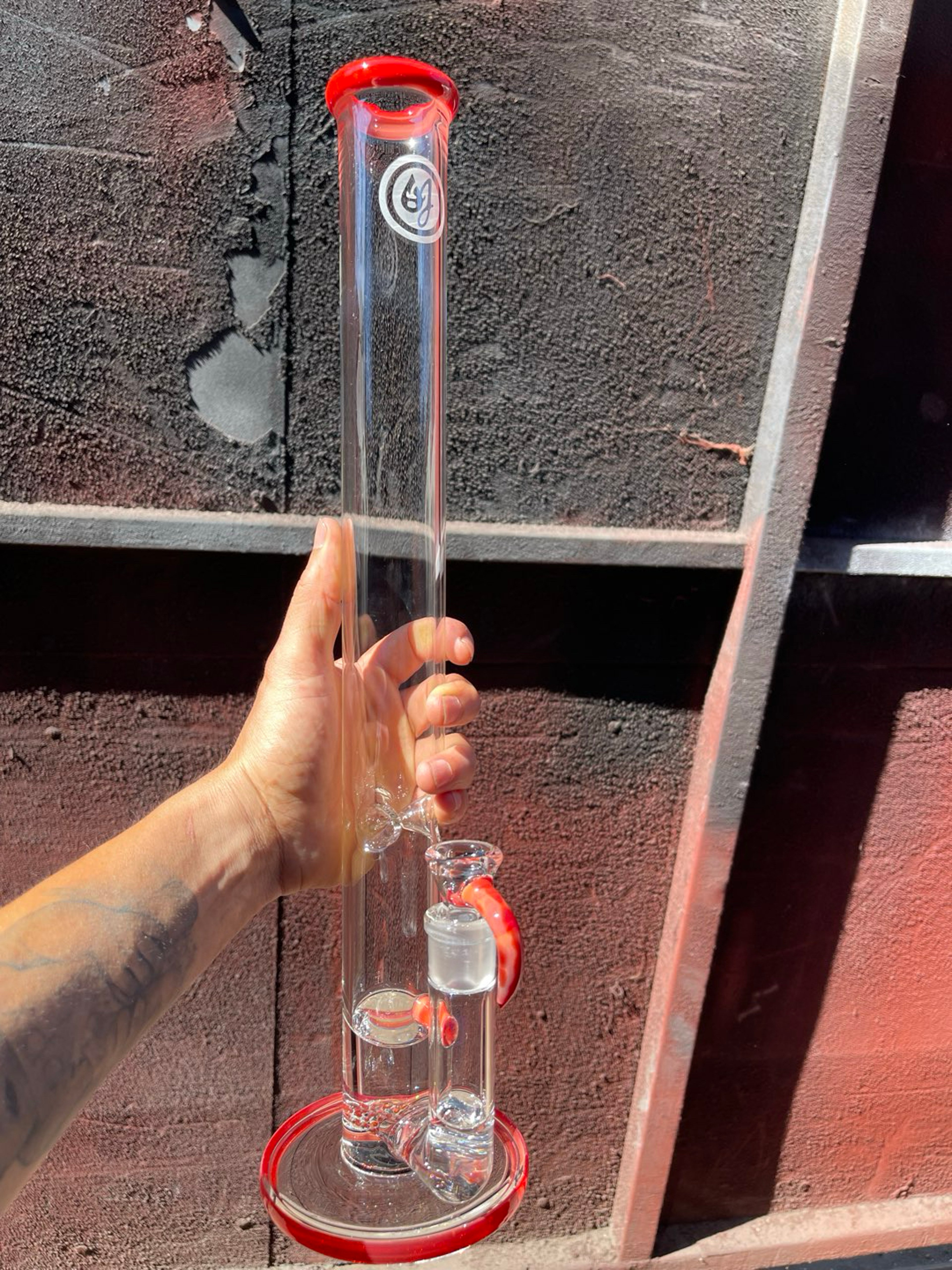 Preview pic of 18” x44mm 18mm 4 holes slide, tequila sunrise color