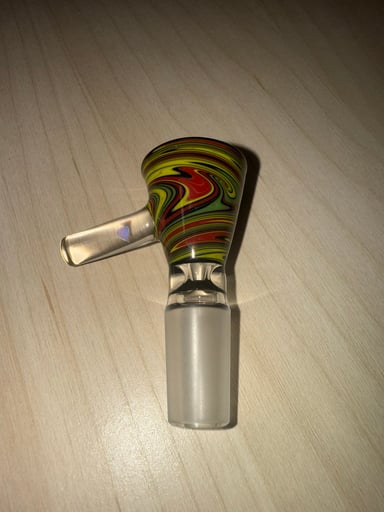 Preview pic of Korey Glass Rasta slide 14mm